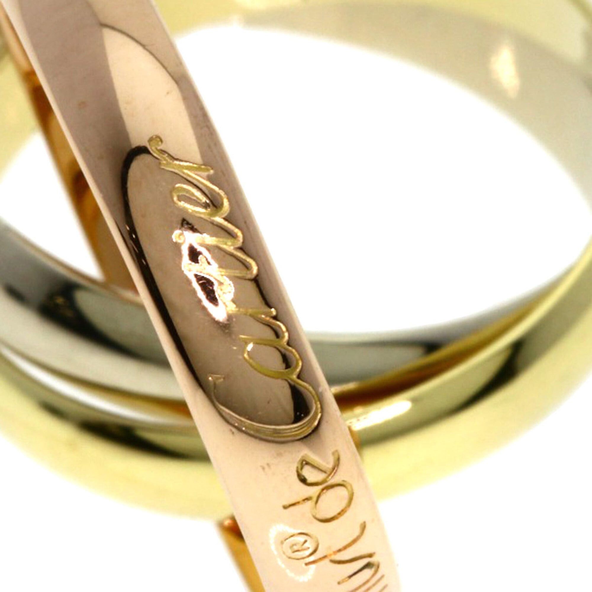 Cartier Cartier Trinity #51 Ring - 18K Yellow Gold/18K Pink White Gold Women's CARTIER Size ONE SIZE - 5 Thumbnail