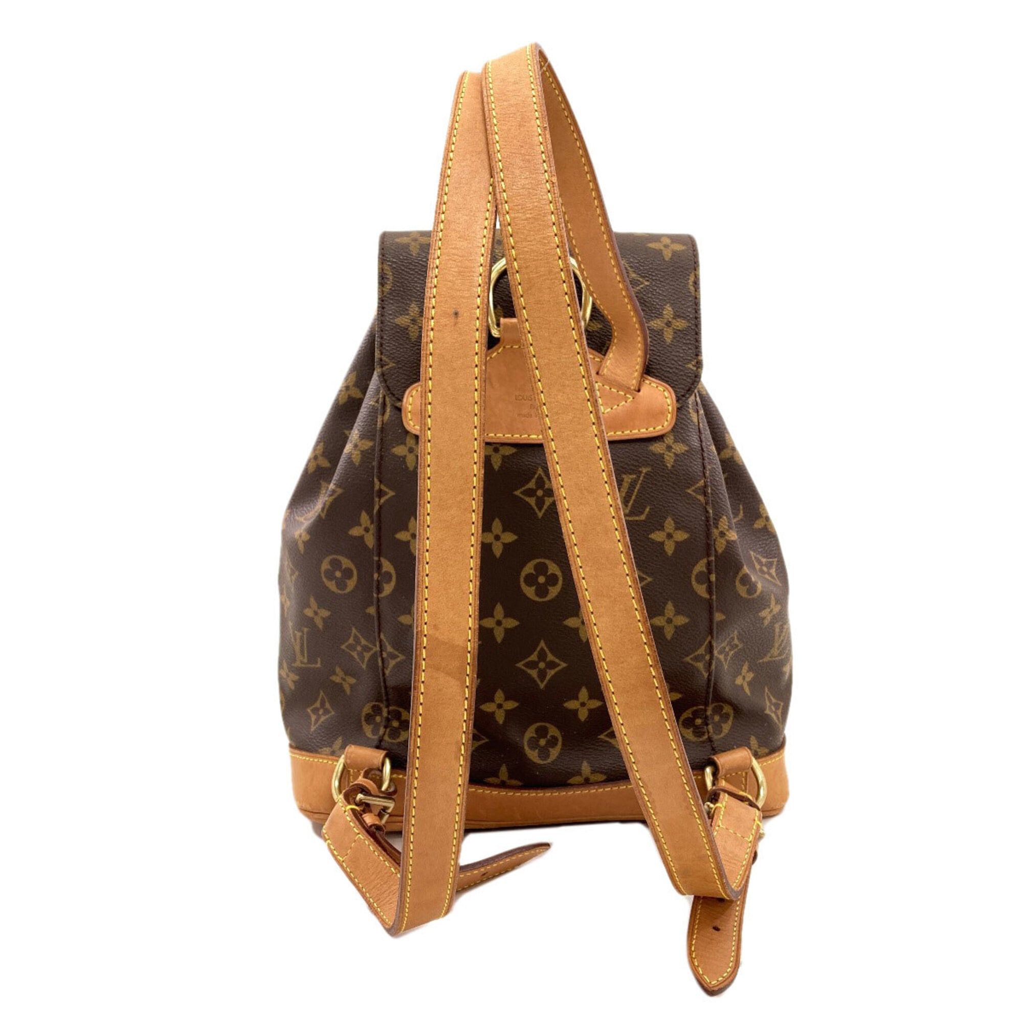 Louis Vuitton Louis Vuitton M51136 Montsouris Middle Backpack/Daypack, Monogram Canvas, Women's LOUIS VUITTON Size ONE SIZE - 2 Thumbnail