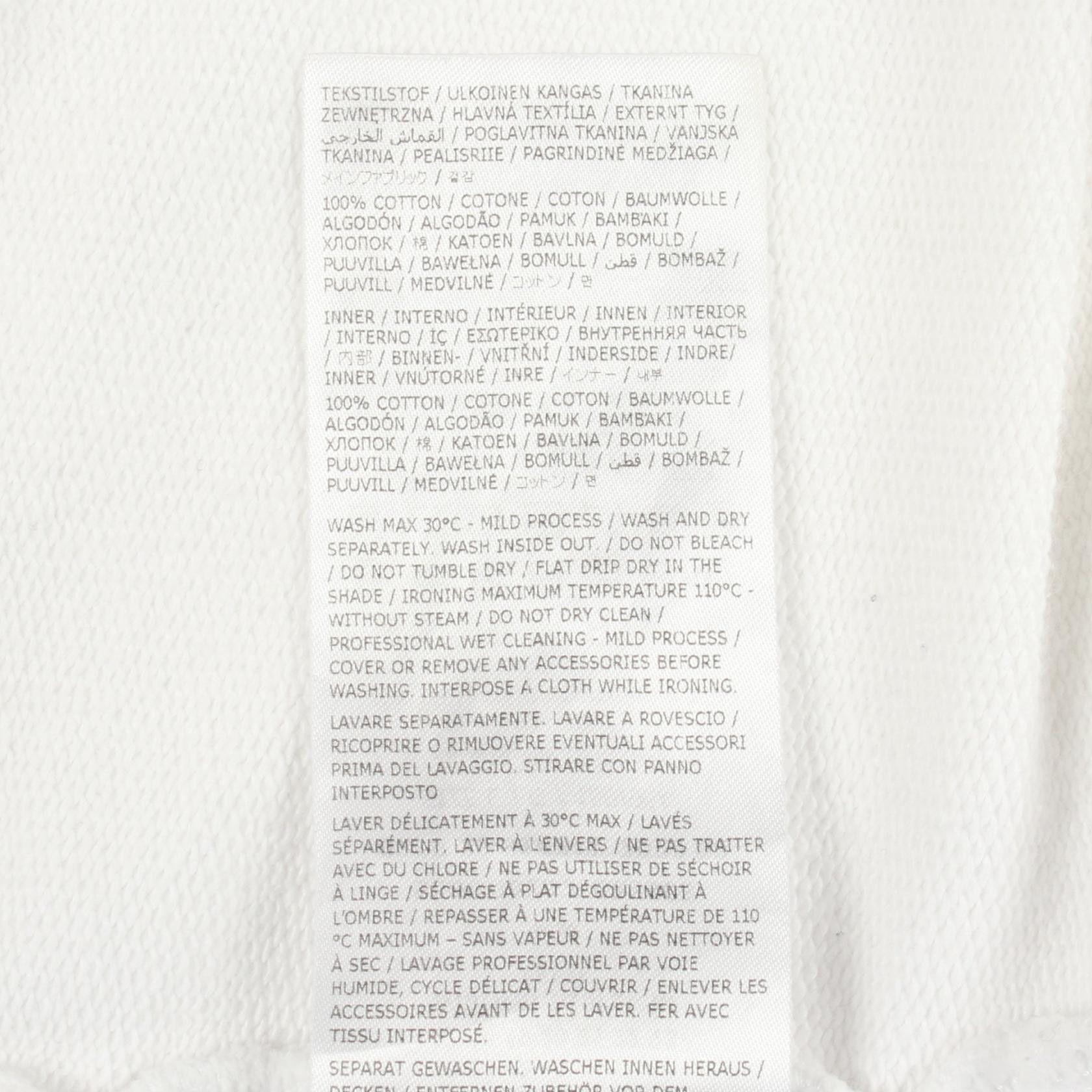 Maison Margiela Maison Margiela Maison Margiela Logo Embroidered Cotton Hoodie Textile Sweatshirts & Hoodies DUTY FREE for USA Size ONE SIZE - 4 Thumbnail
