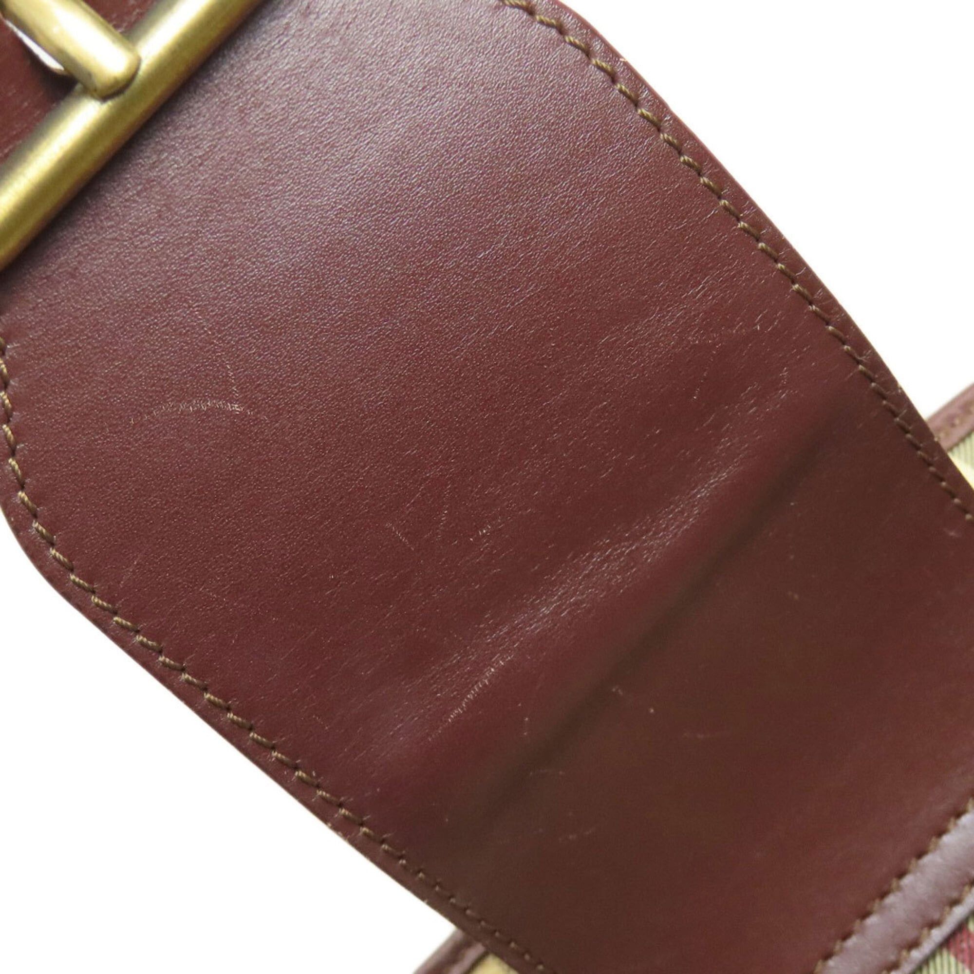 Burberry Burberry Check Handbag PVC/Leather Women's BURBERRY Size ONE SIZE - 19 Thumbnail