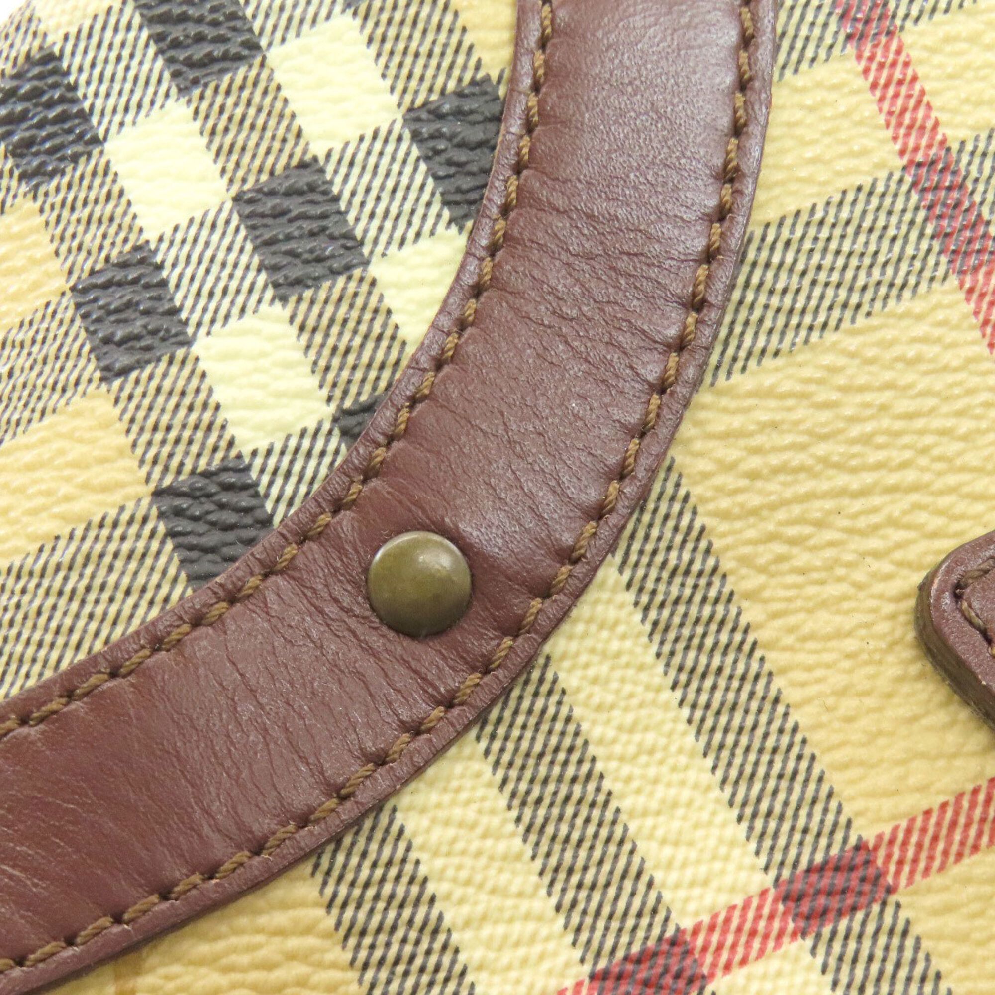 Burberry Burberry Check Handbag PVC/Leather Women's BURBERRY Size ONE SIZE - 16 Thumbnail
