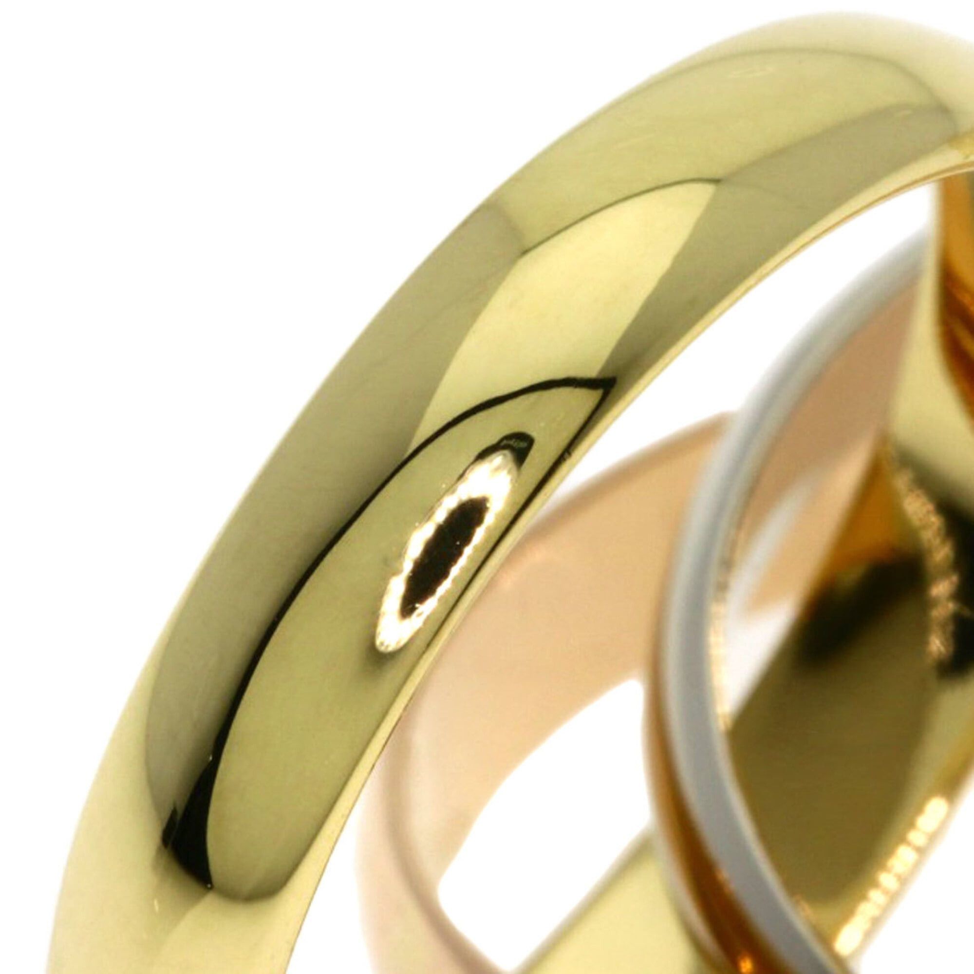 Cartier Cartier Trinity #50 Ring - 18K Yellow Gold/18K Pink White Gold Women's CARTIER Size ONE SIZE - 6 Thumbnail