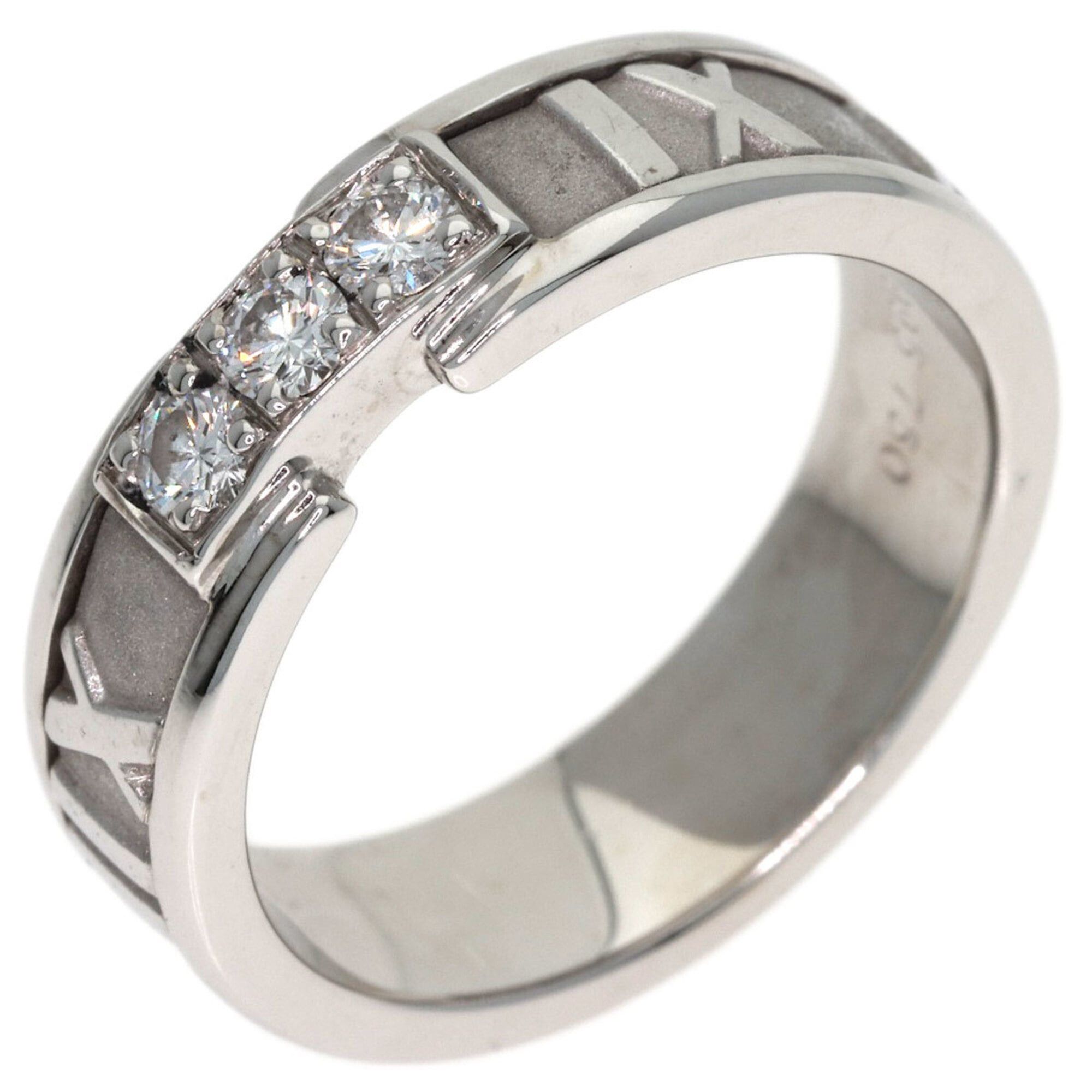 Tiffany & Co. Tiffany & Co. Atlas Diamond Ring, 18K White Gold, Women's. Size ONE SIZE - 2 Thumbnail
