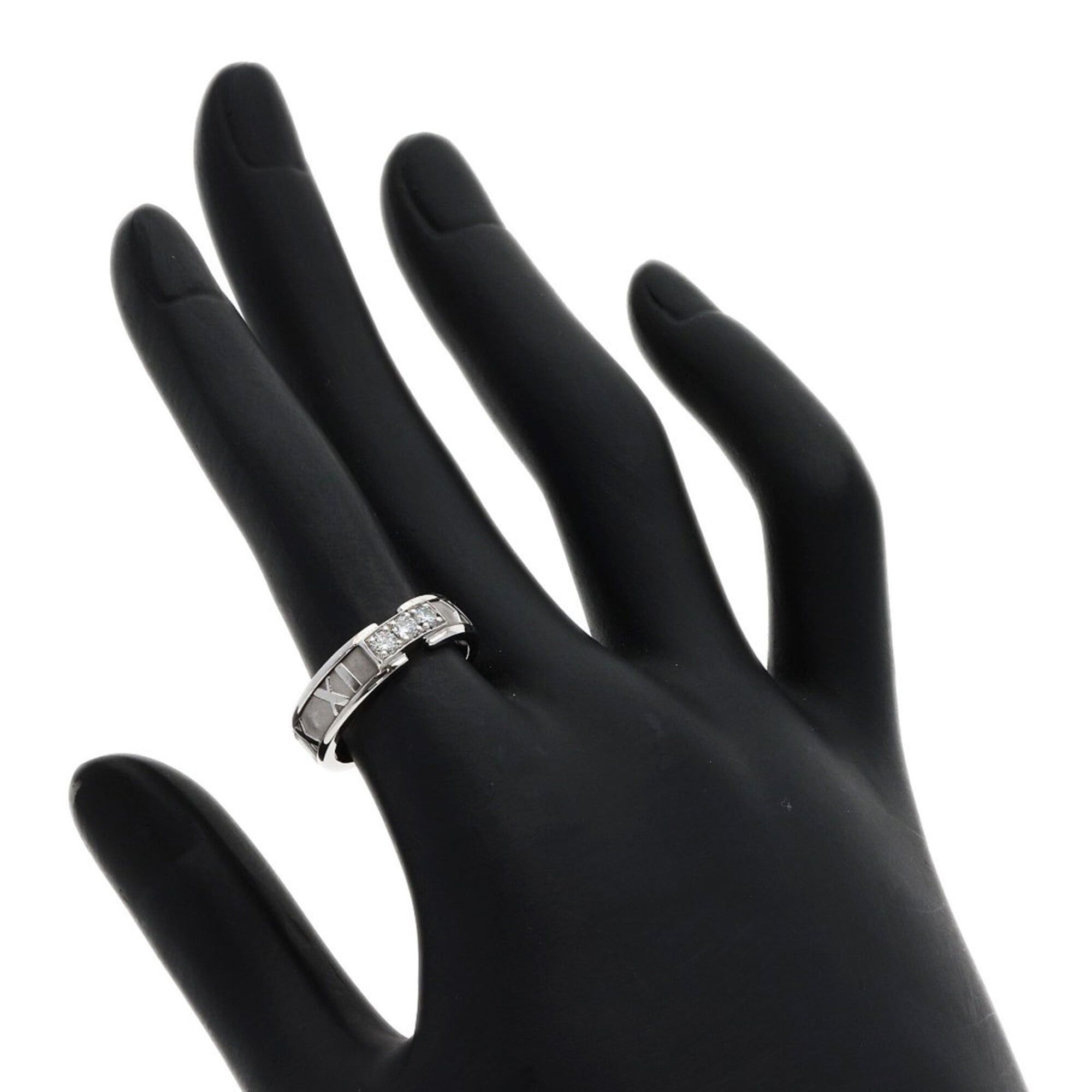 Tiffany & Co. Tiffany & Co. Atlas Diamond Ring, 18K White Gold, Women's. Size ONE SIZE - 6 Thumbnail