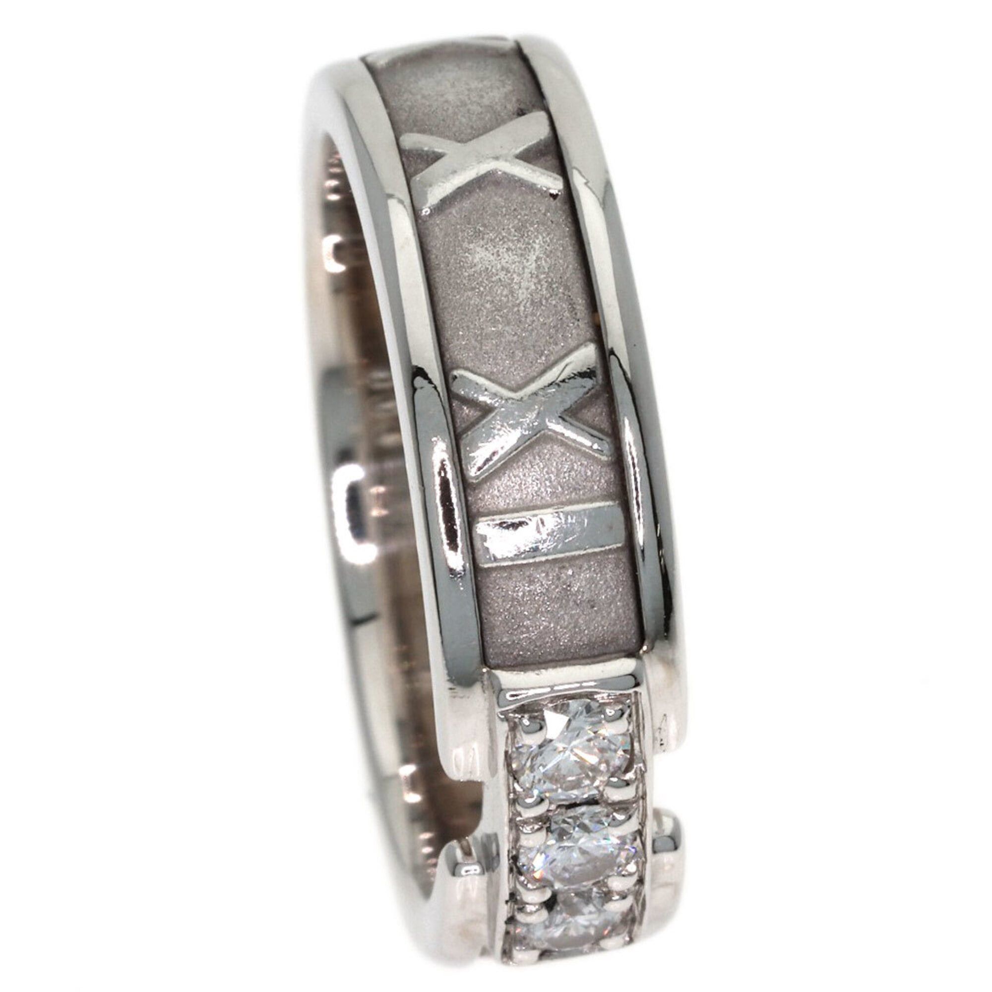 Tiffany & Co. Tiffany & Co. Atlas Diamond Ring, 18K White Gold, Women's. Size ONE SIZE - 9 Thumbnail