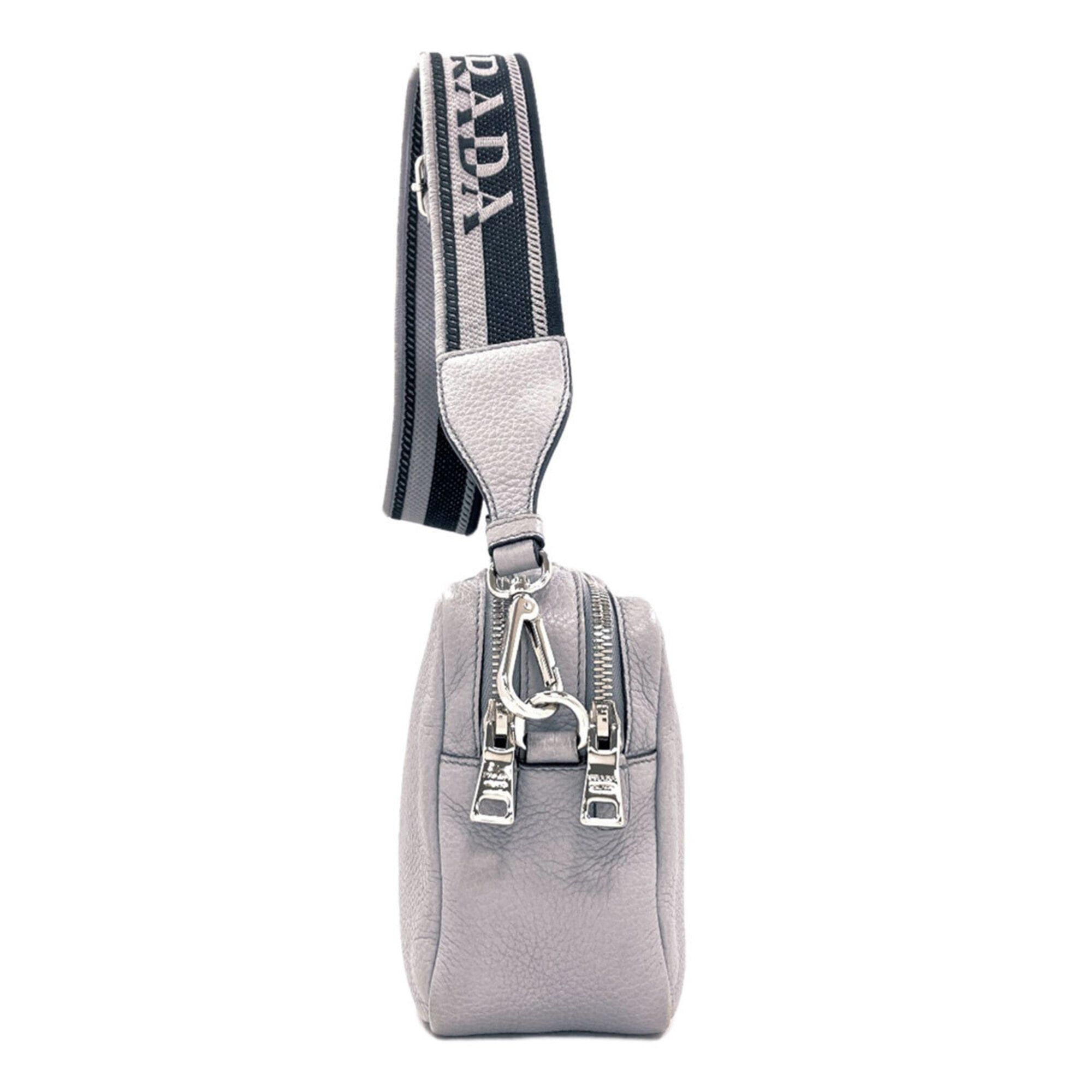 Prada Prada 2-Way Shoulder Bag, Calfskin, Women's PRADA Size ONE SIZE - 3 Thumbnail