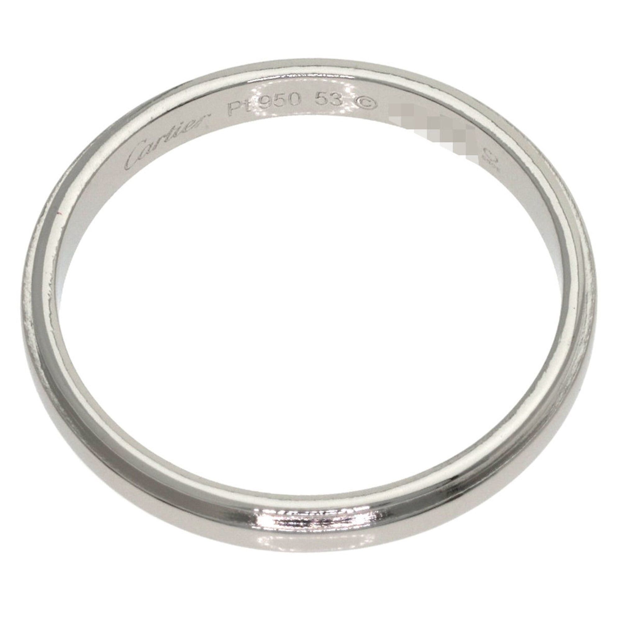 Cartier Cartier Damour Wedding Ring #53, Platinum PT950, Women's, CARTIER Size ONE SIZE - 4 Thumbnail