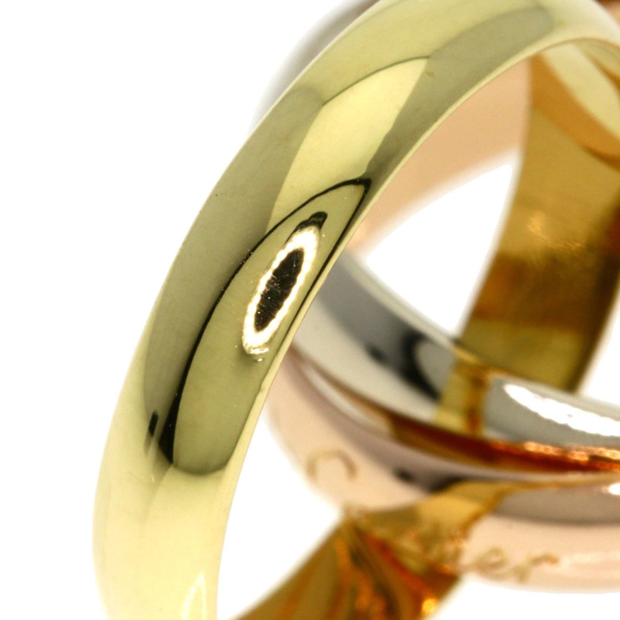 Cartier Cartier Trinity #47 Ring - 18K Yellow Gold/18K Pink White Gold Women's CARTIER Size ONE SIZE - 6 Thumbnail