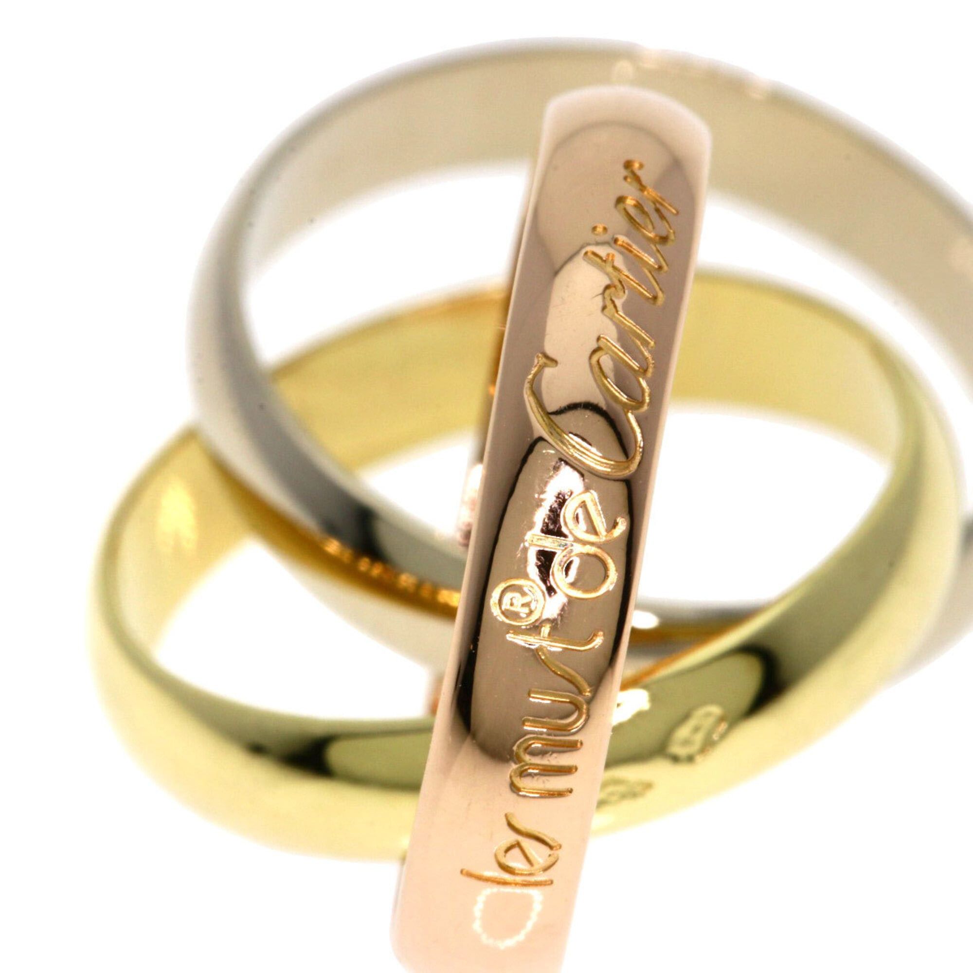 Cartier Cartier Trinity #47 Ring - 18K Yellow Gold/18K Pink White Gold Women's CARTIER Size ONE SIZE - 5 Thumbnail