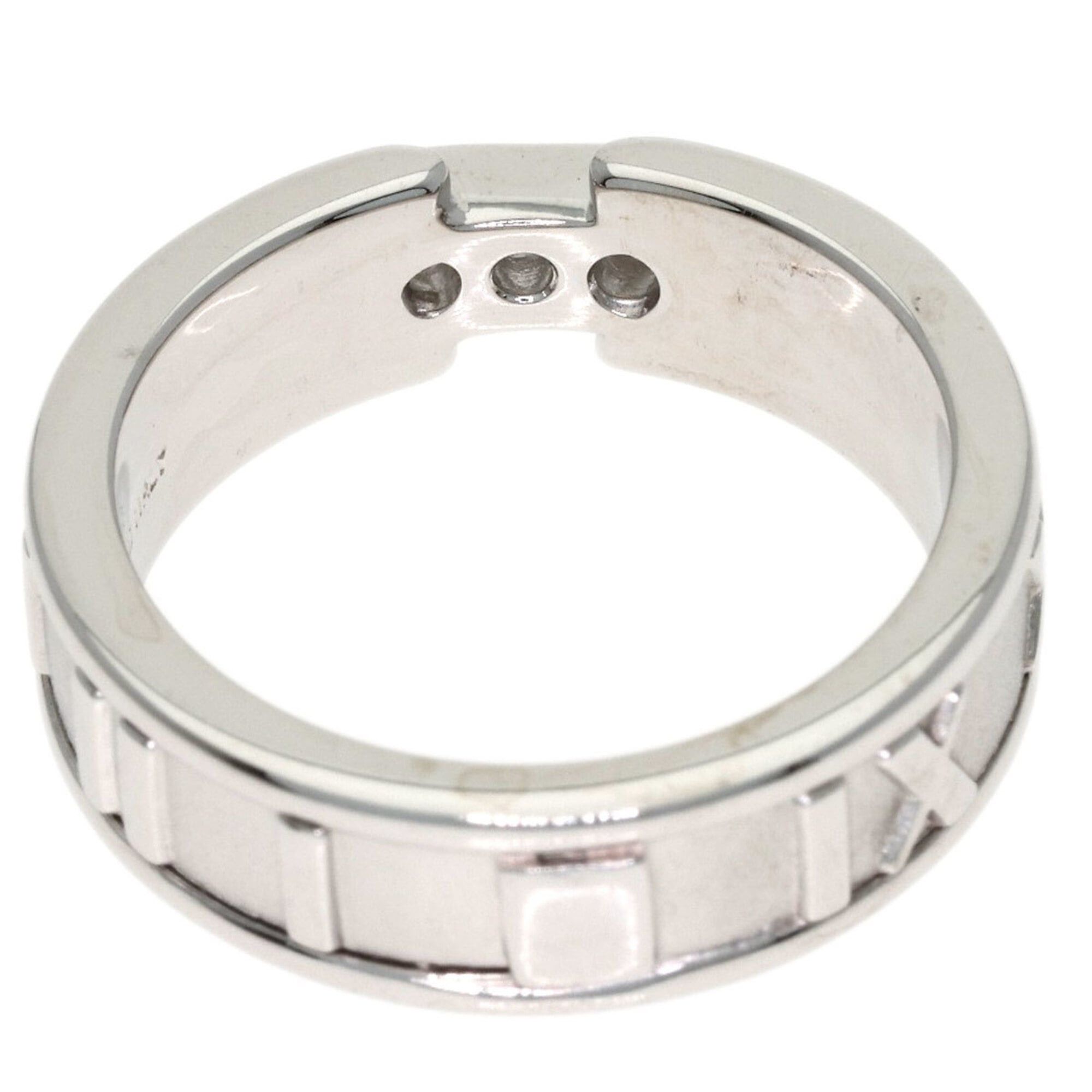 Tiffany & Co. Tiffany & Co. Atlas Diamond Ring, 18K White Gold, Women's. Size ONE SIZE - 4 Thumbnail