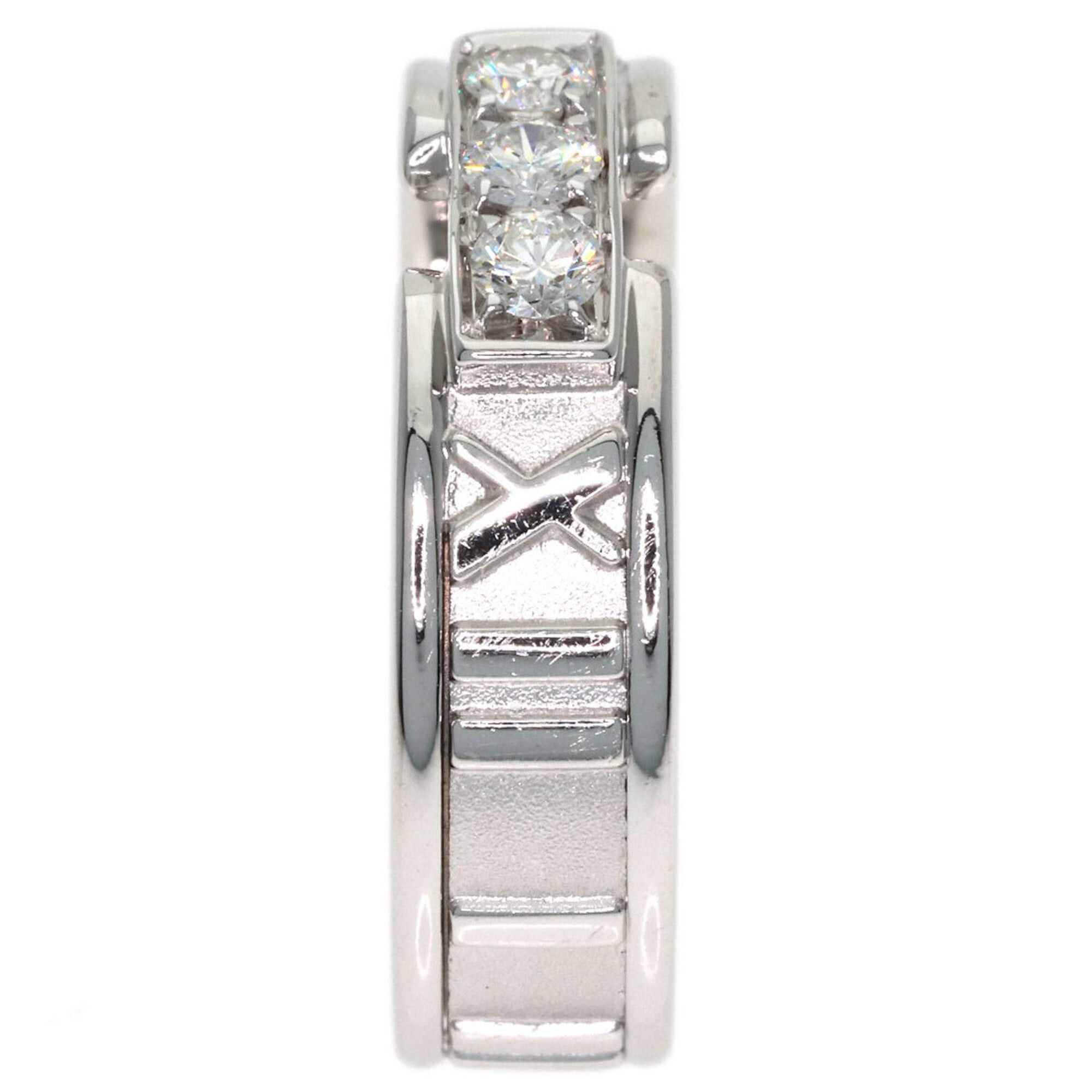Tiffany & Co. Tiffany & Co. Atlas Diamond Ring, 18K White Gold, Women's. Size ONE SIZE - 3 Thumbnail