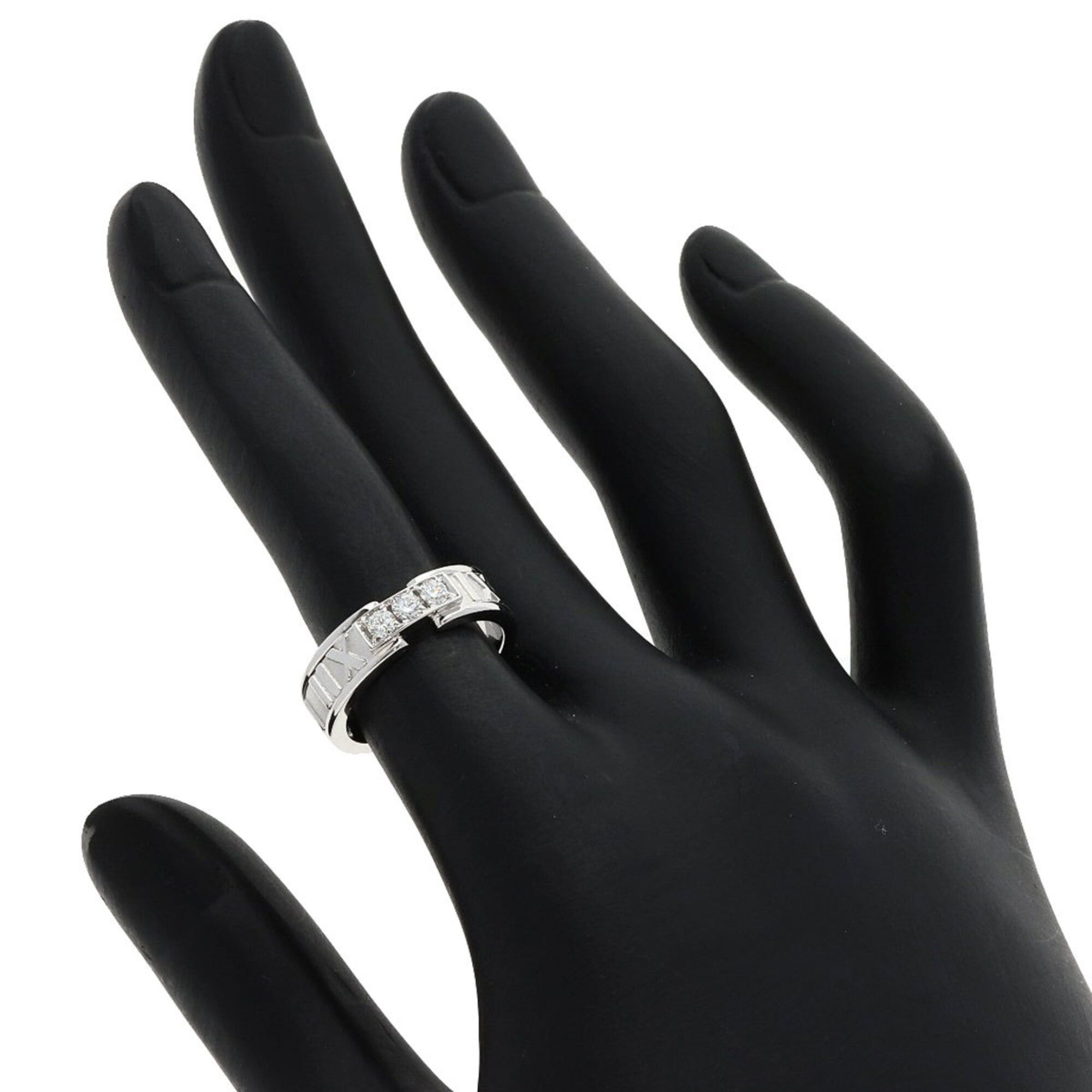 Tiffany & Co. Tiffany & Co. Atlas Diamond Ring, 18K White Gold, Women's. Size ONE SIZE - 6 Thumbnail