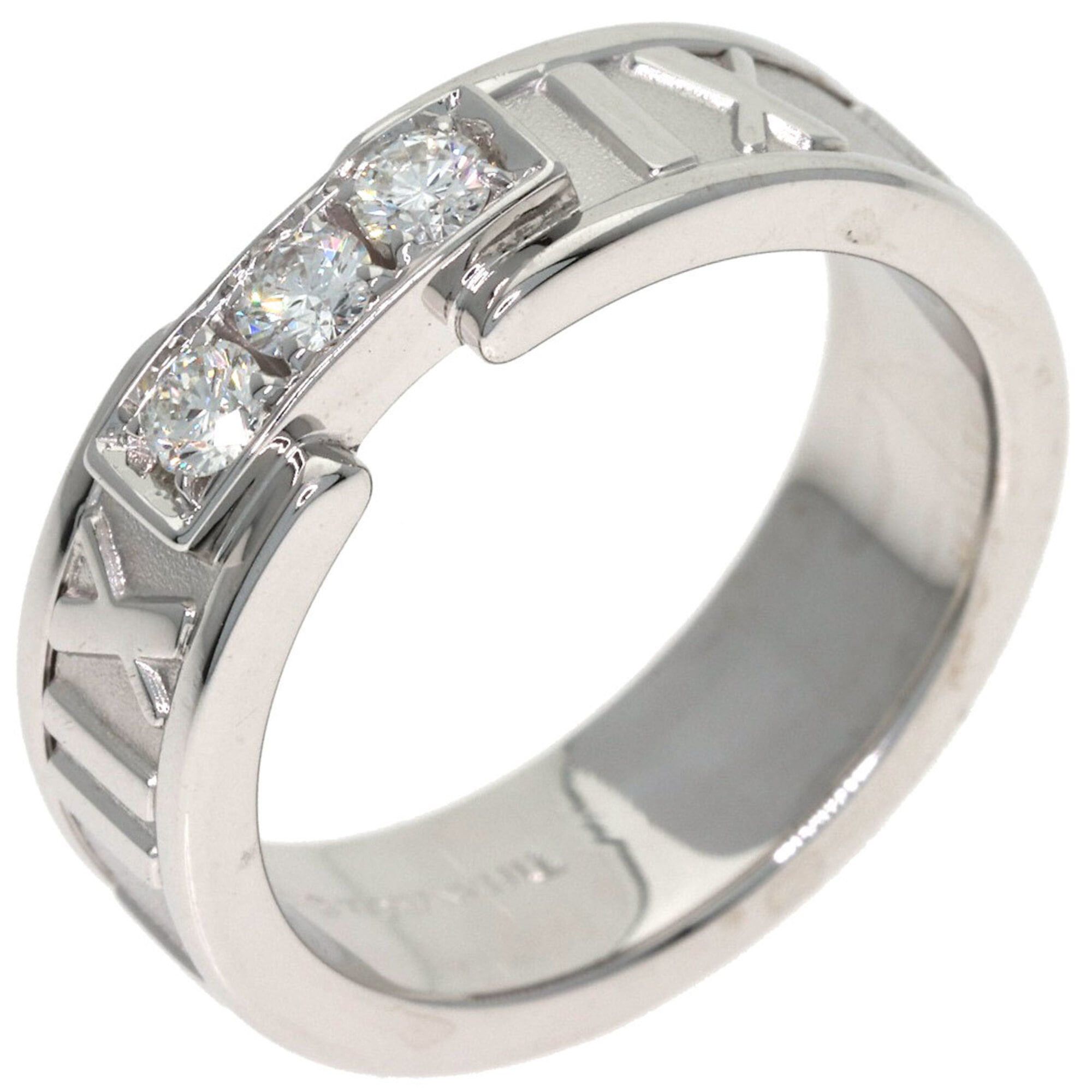 Tiffany & Co. Tiffany & Co. Atlas Diamond Ring, 18K White Gold, Women's. Size ONE SIZE - 2 Thumbnail