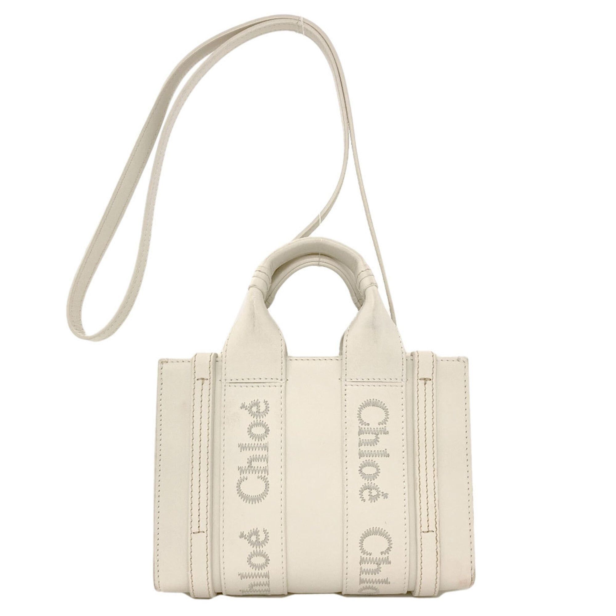 Chloe Chloé Chloe Woody Small 2-Way Handbag, Calfskin, Women's. Size ONE SIZE - 2 Thumbnail