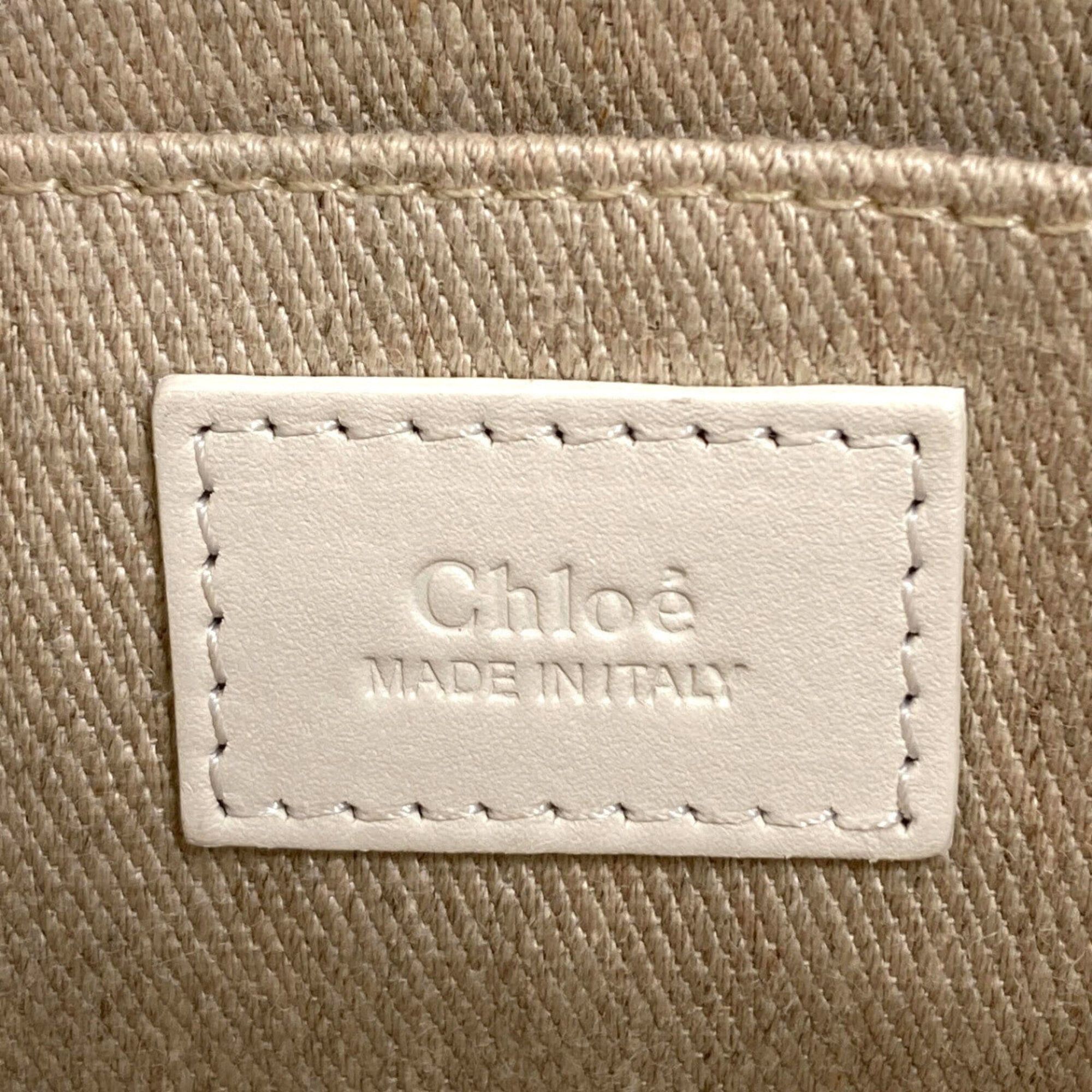 Chloe Chloé Chloe Woody Small 2-Way Handbag, Calfskin, Women's. Size ONE SIZE - 6 Thumbnail