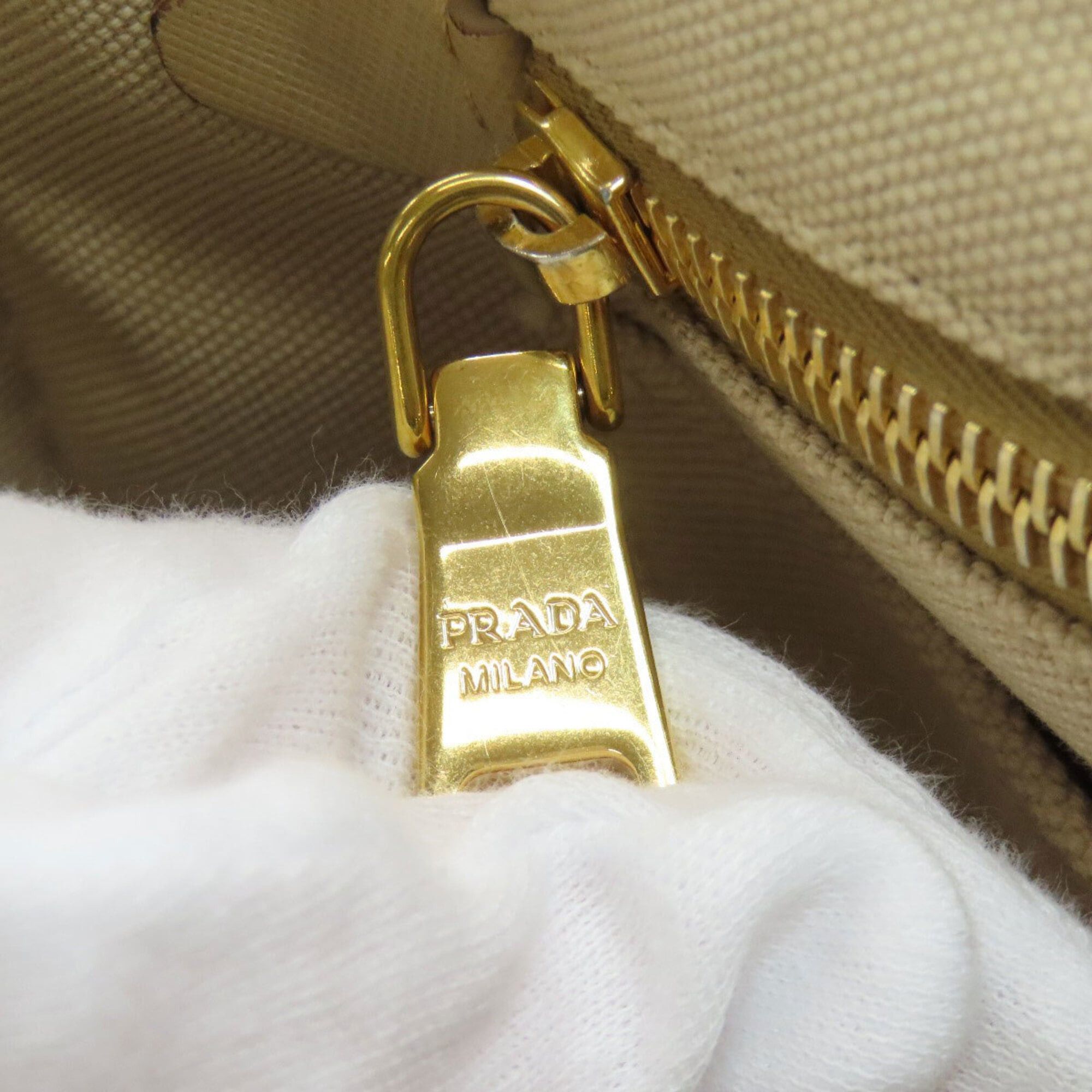 Prada Prada Canapa handbag, canvas, women's. Size ONE SIZE - 15 Thumbnail
