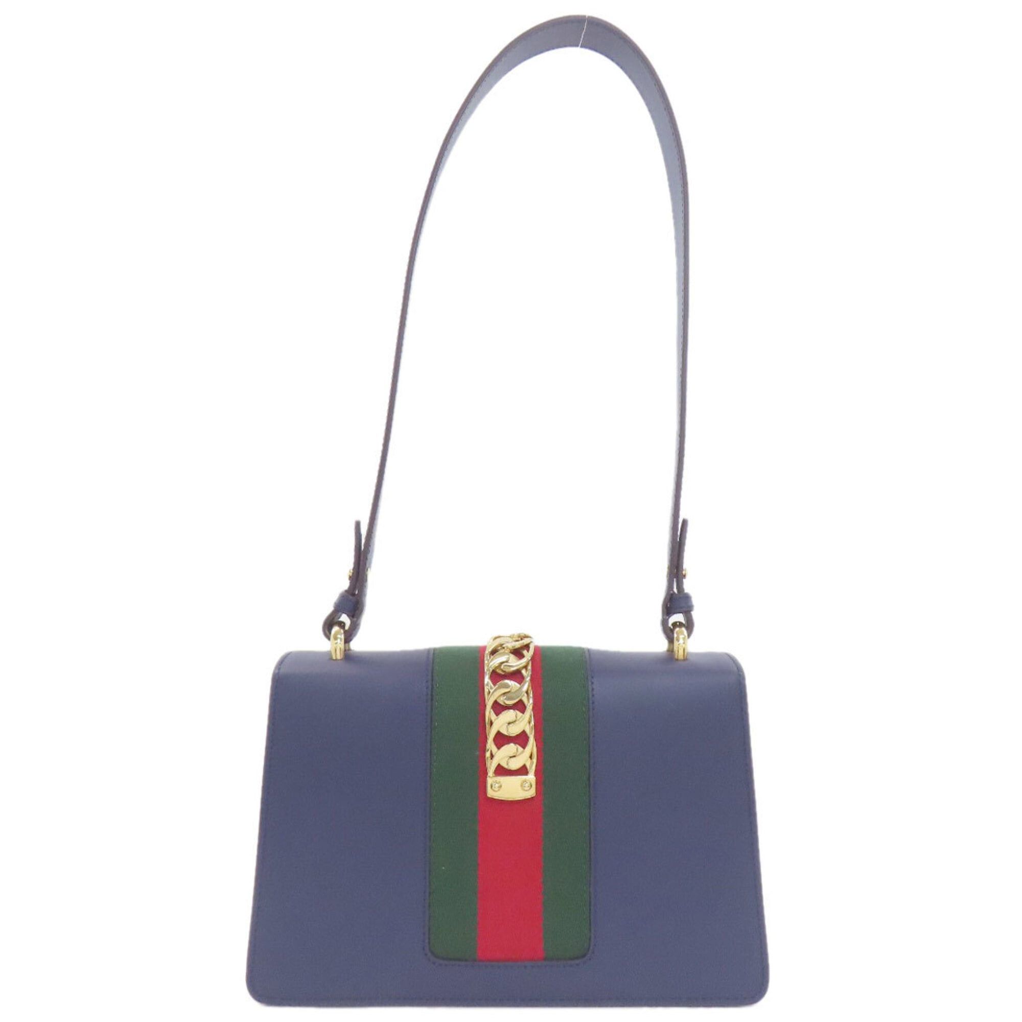 Gucci Gucci 421882 Sylvie Shoulder Bag Leather Women's GUCCI Size ONE SIZE - 2 Thumbnail