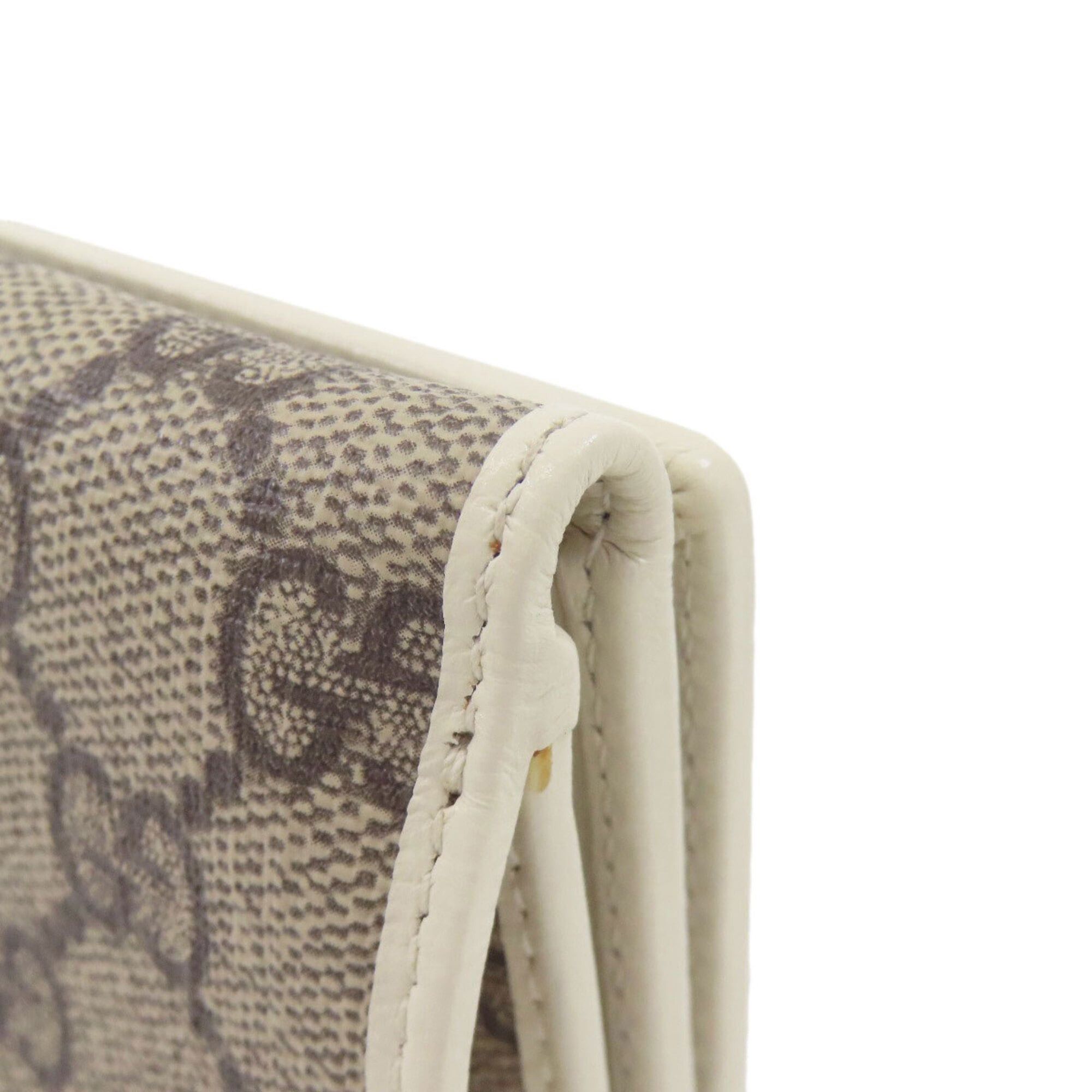 Gucci Gucci 644462 Horsebit GG Bi-fold Wallet PVC/Leather Women's GUCCI Size ONE SIZE - 15 Thumbnail