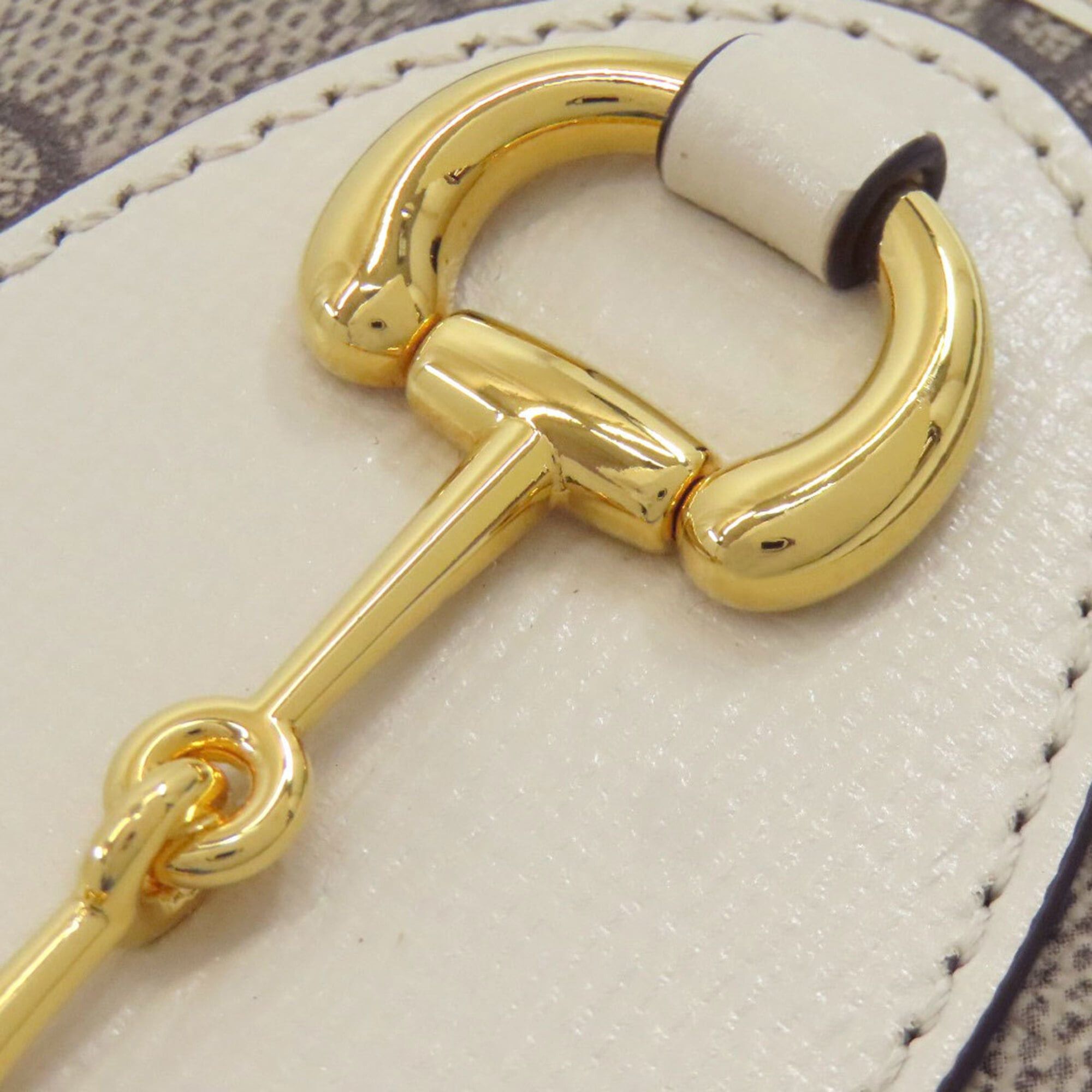 Gucci Gucci 644462 Horsebit GG Bi-fold Wallet PVC/Leather Women's GUCCI Size ONE SIZE - 10 Thumbnail