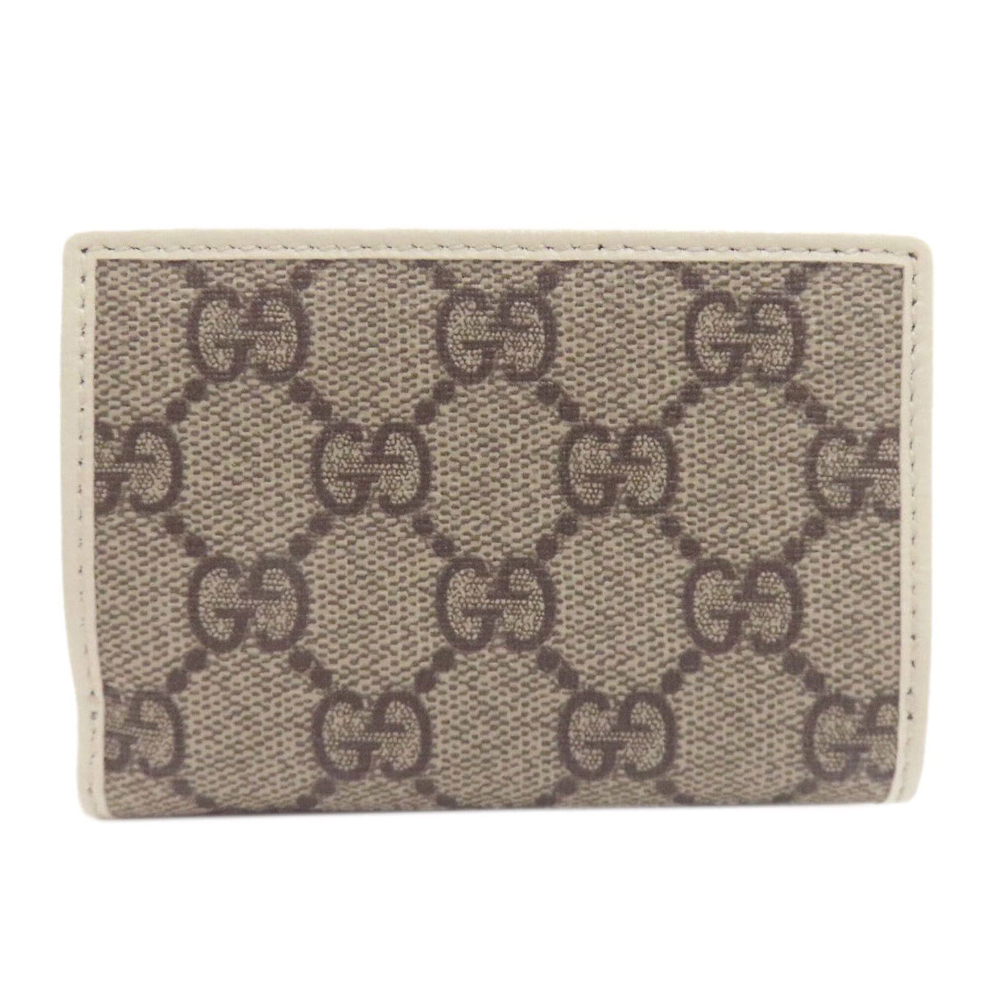 Gucci Gucci 644462 Horsebit GG Bi-fold Wallet PVC/Leather Women's GUCCI Size ONE SIZE - 2 Thumbnail