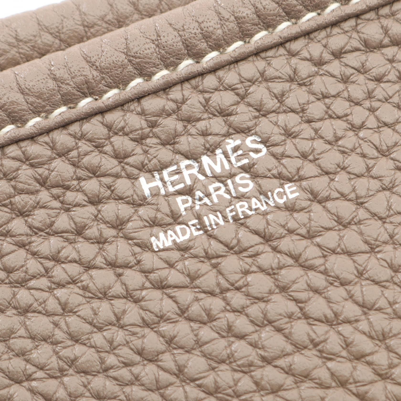 Hermes Hermes Hermes Evelyne I GM Calfskin Shoulder Bag Leather Shoulder Bag Stamp N (2010) DUTY FREE for USA Size ONE SIZE - 4 Thumbnail