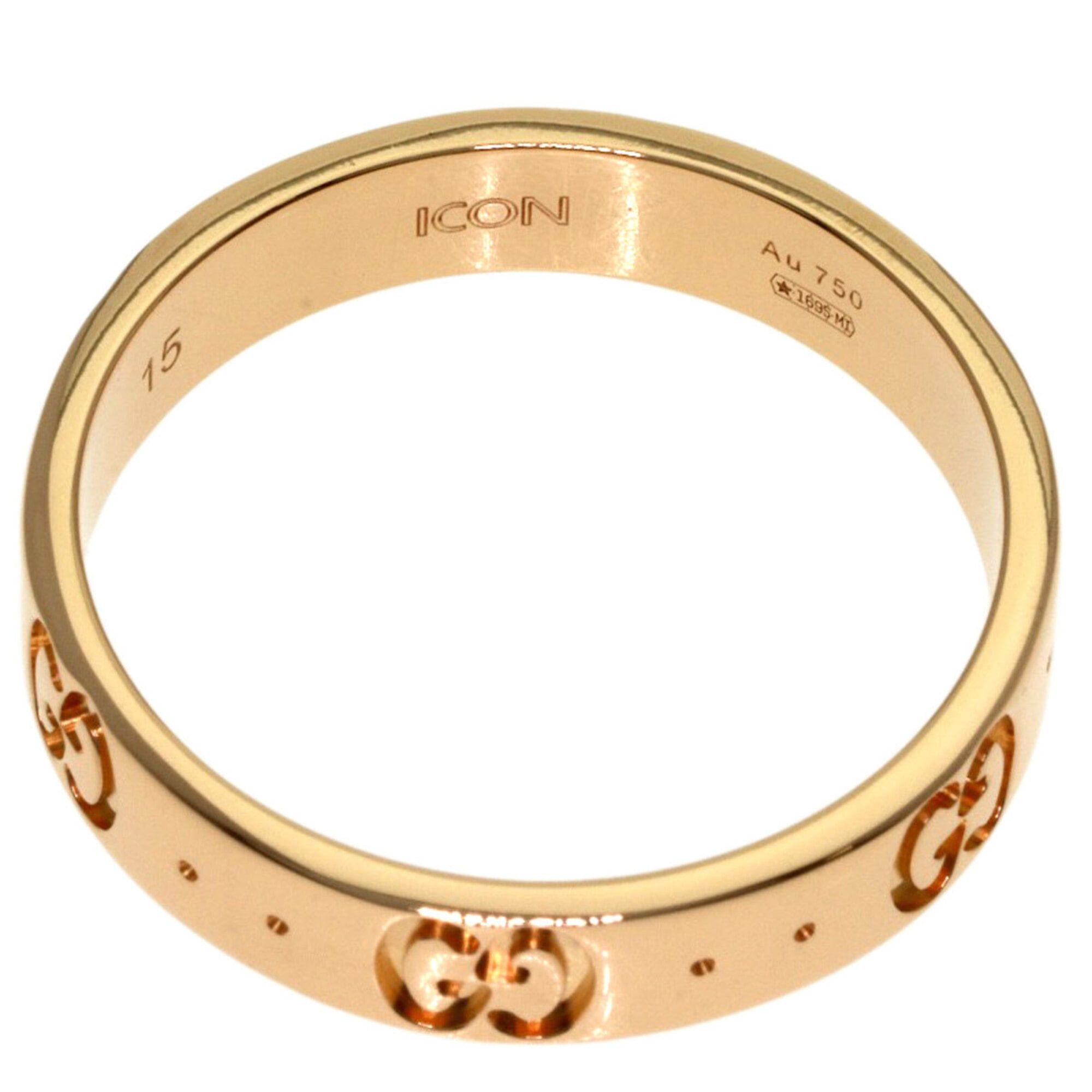 Gucci Gucci Icon #15 Ring - 18K Pink Gold Women's GUCCI Size ONE SIZE - 5 Thumbnail