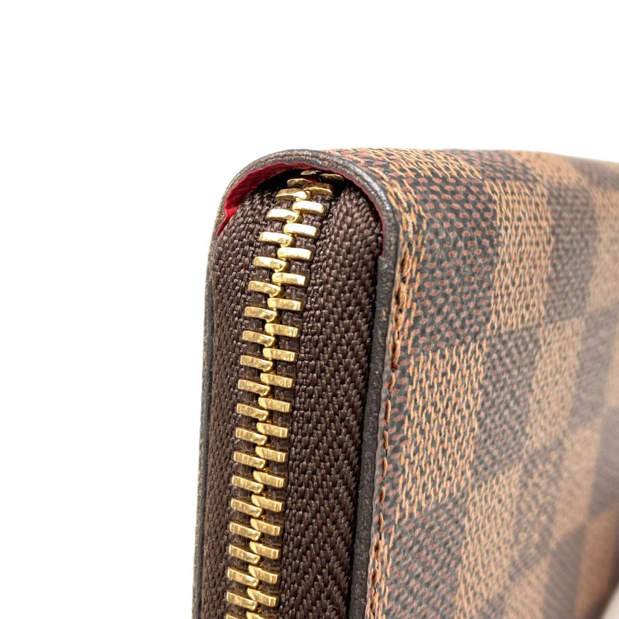 Louis Vuitton Louis Vuitton N60534 Portefeuille Clemence Long Wallet, Damier Canvas, Women's LOUIS VUITTON Size ONE SIZE - 17 Thumbnail