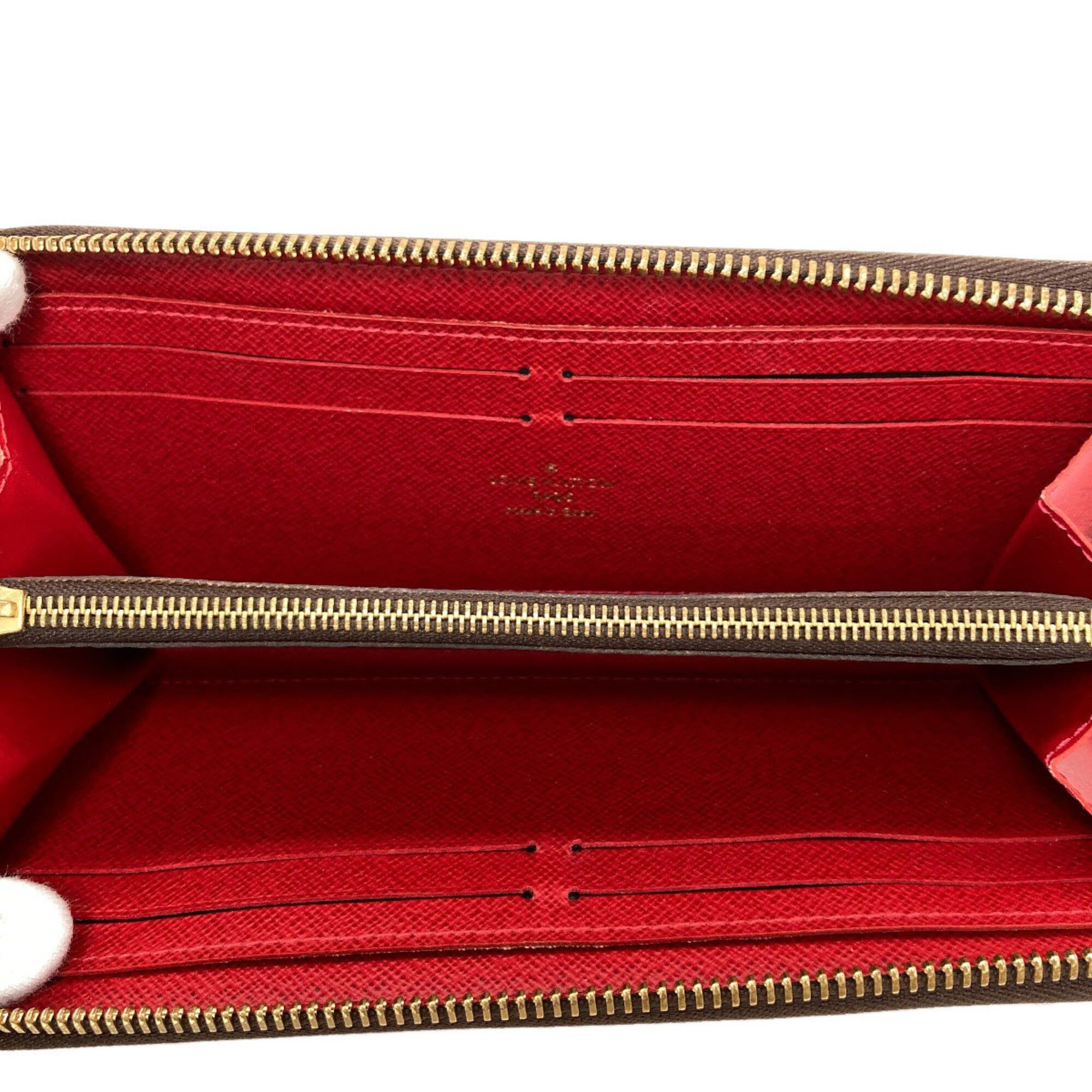 Louis Vuitton Louis Vuitton N60534 Portefeuille Clemence Long Wallet, Damier Canvas, Women's LOUIS VUITTON Size ONE SIZE - 4 Thumbnail