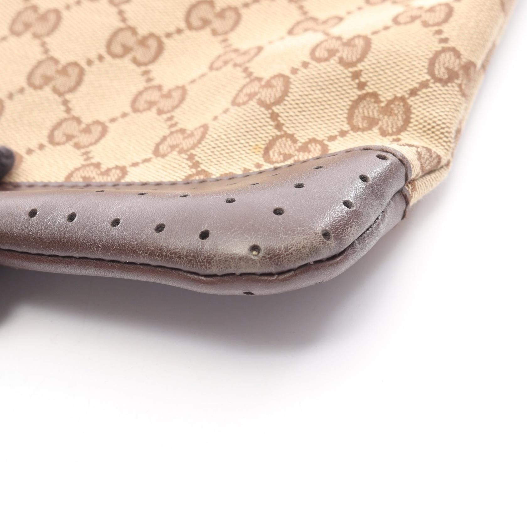 Gucci Gucci Gucci GG Canvas Leather Shoulder Bag Textile Shoulder Bag 145857 DUTY FREE for USA Size ONE SIZE - 7 Thumbnail