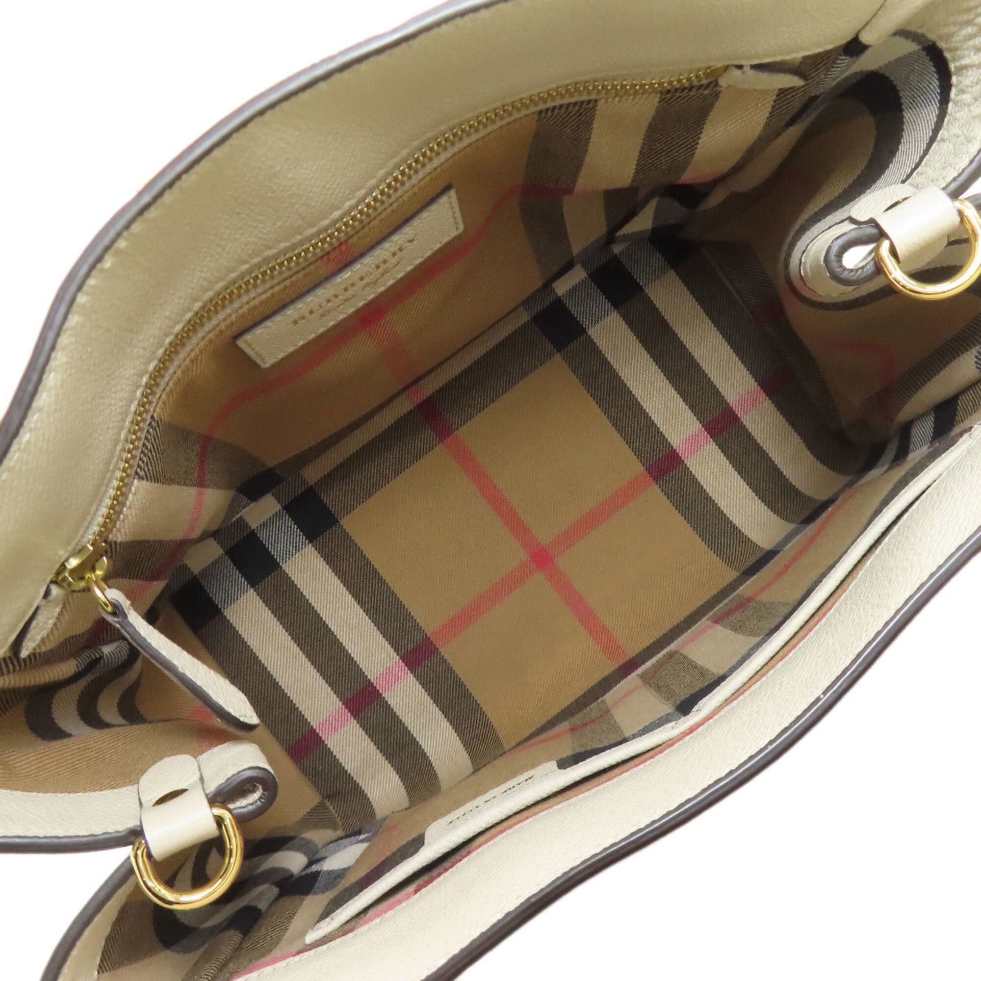 Burberry Burberry Buckle 2-Way Tote Bag, Leather, Women's BURBERRY Size ONE SIZE - 5 Thumbnail