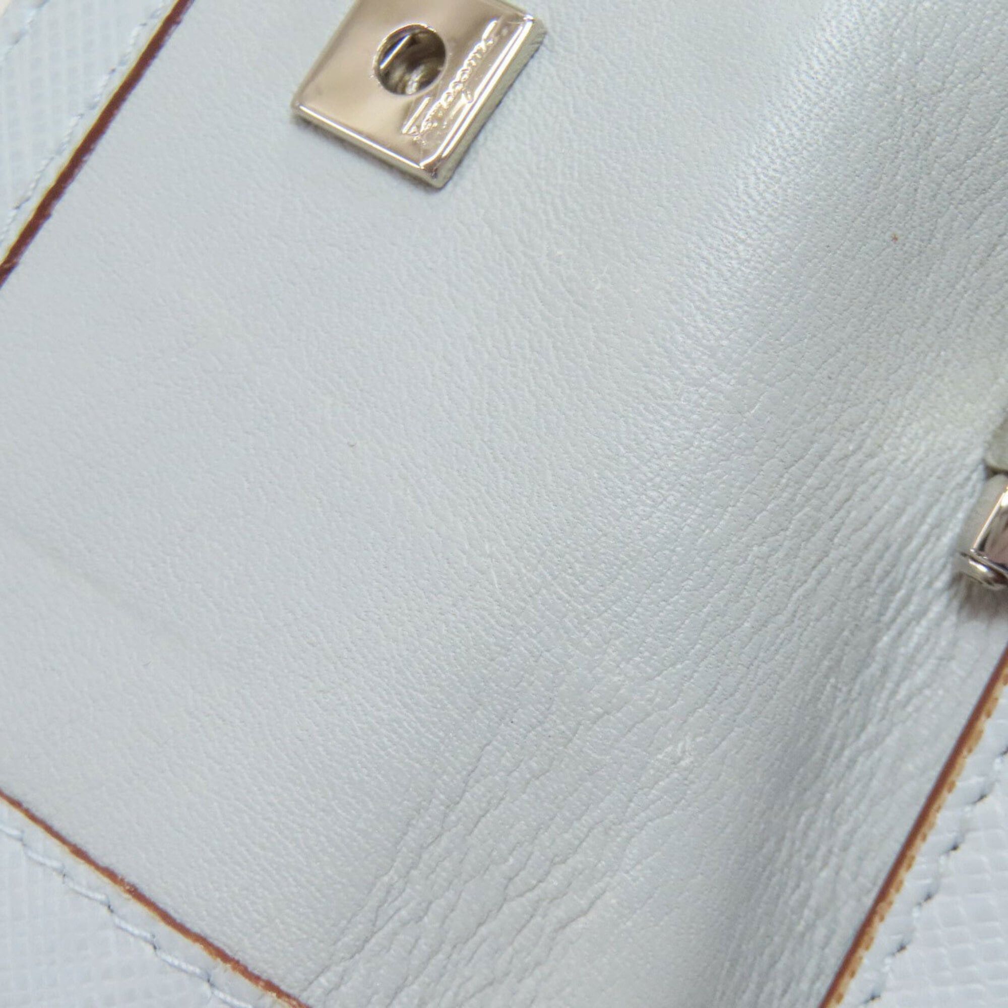 Salvatore Ferragamo Salvatore Ferragamo Gancini hardware bi-fold leather wallet for women. Size ONE SIZE - 17 Thumbnail