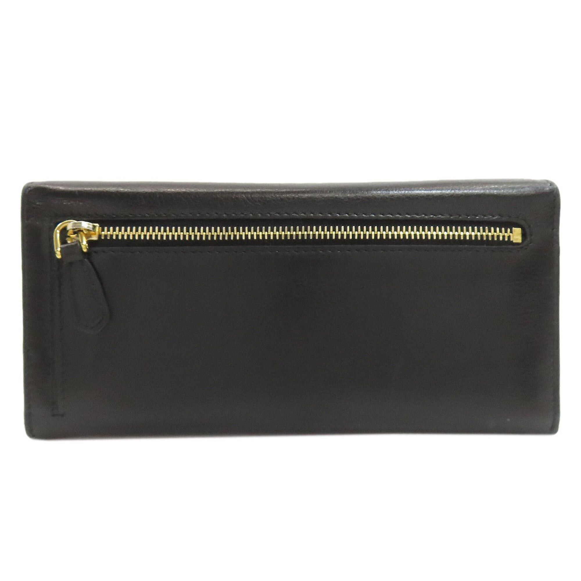 Prada Prada 1MH132 Triangle Long Wallet, Calfskin, Women's PRADA Size ONE SIZE - 2 Thumbnail