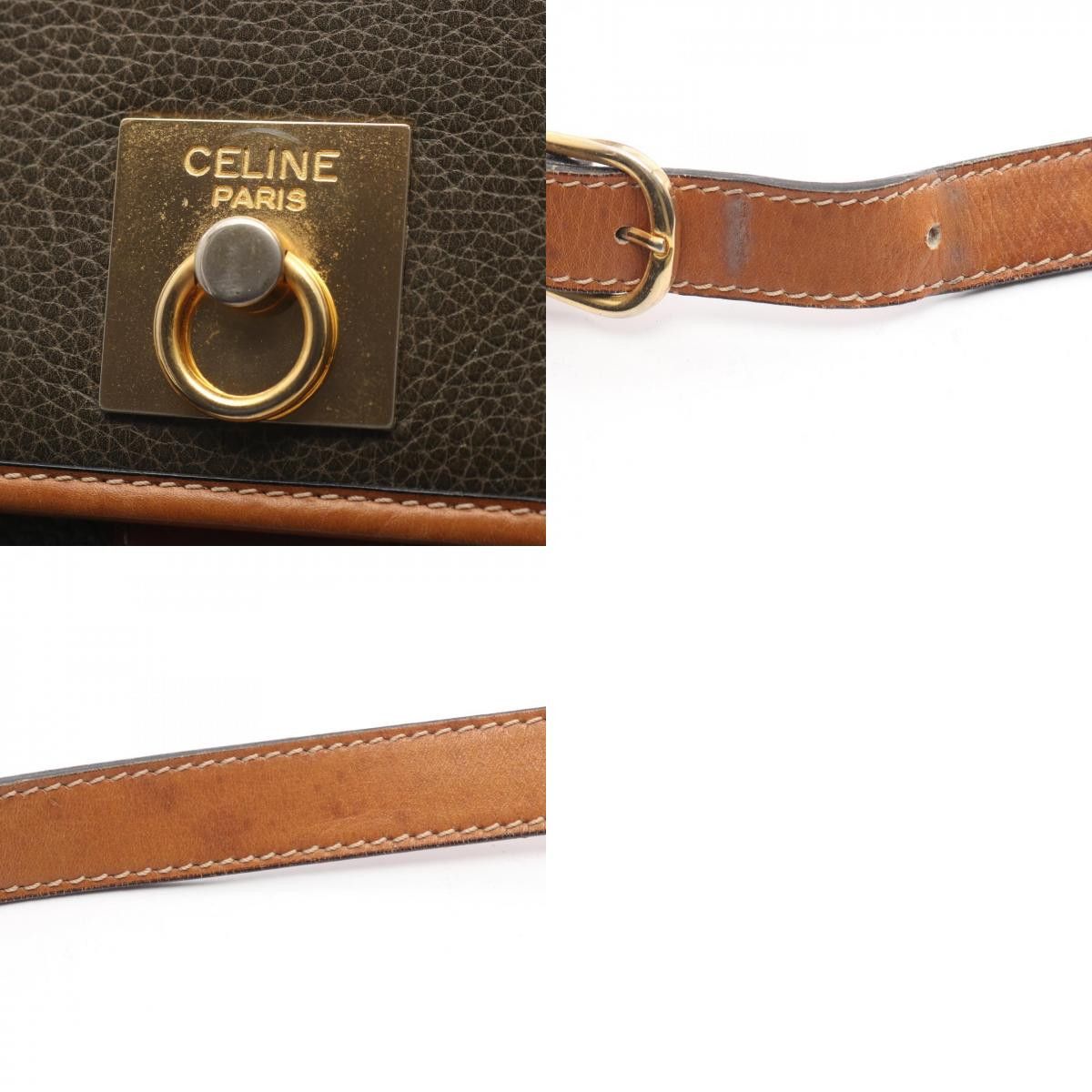Celine Celine Celine Leather Shoulder Bag Leather Shoulder Bag DUTY FREE for USA Size ONE SIZE - 10 Thumbnail