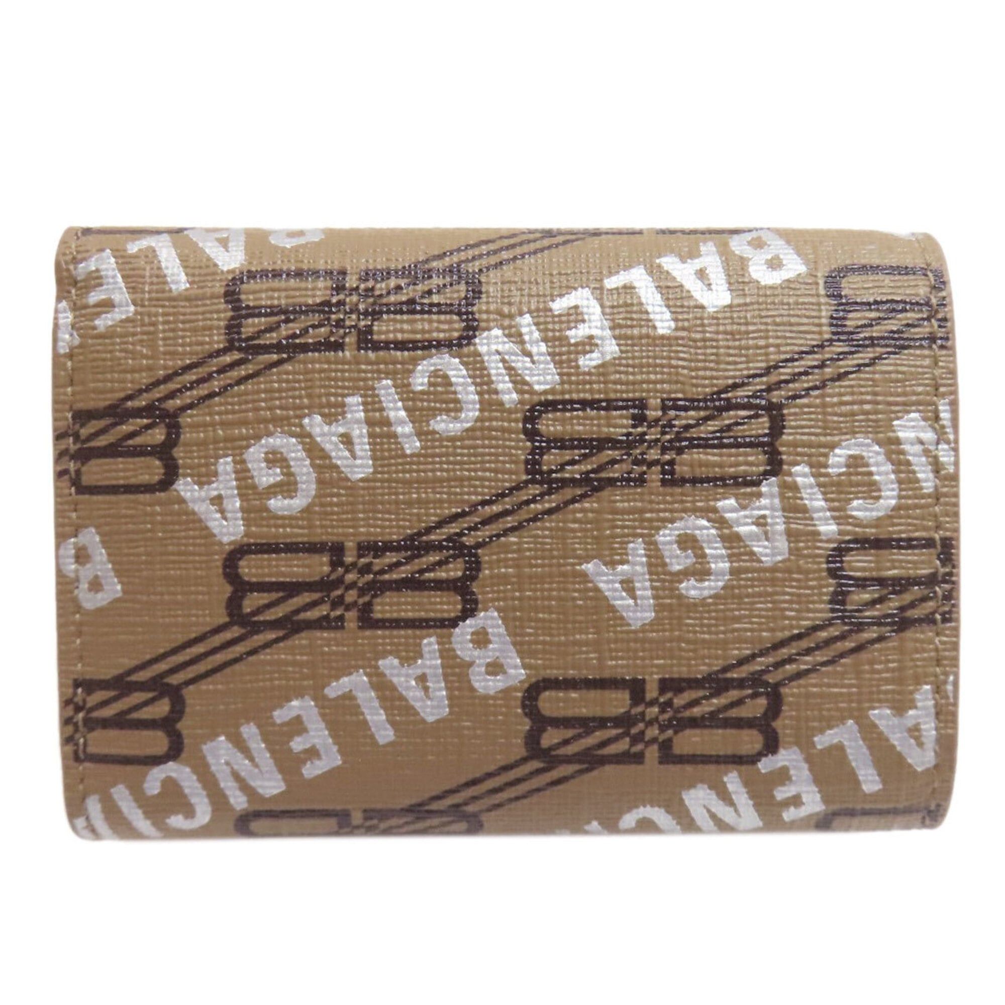 Balenciaga Balenciaga 594312 Tri-fold Wallet Mini Bi-fold Leather Women's BALENCIAGA Size ONE SIZE - 2 Thumbnail