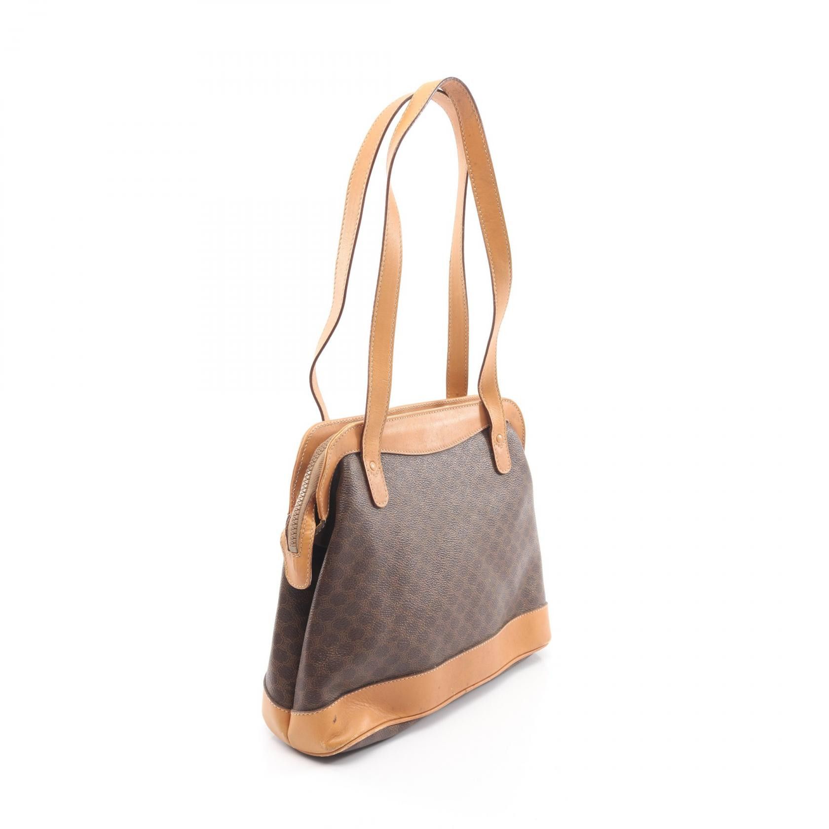 Celine Celine CELINE Macadam Coated Canvas Leather Shoulder Bag Textile Shoulder Bag DUTY FREE for USA Size ONE SIZE - 2 Thumbnail
