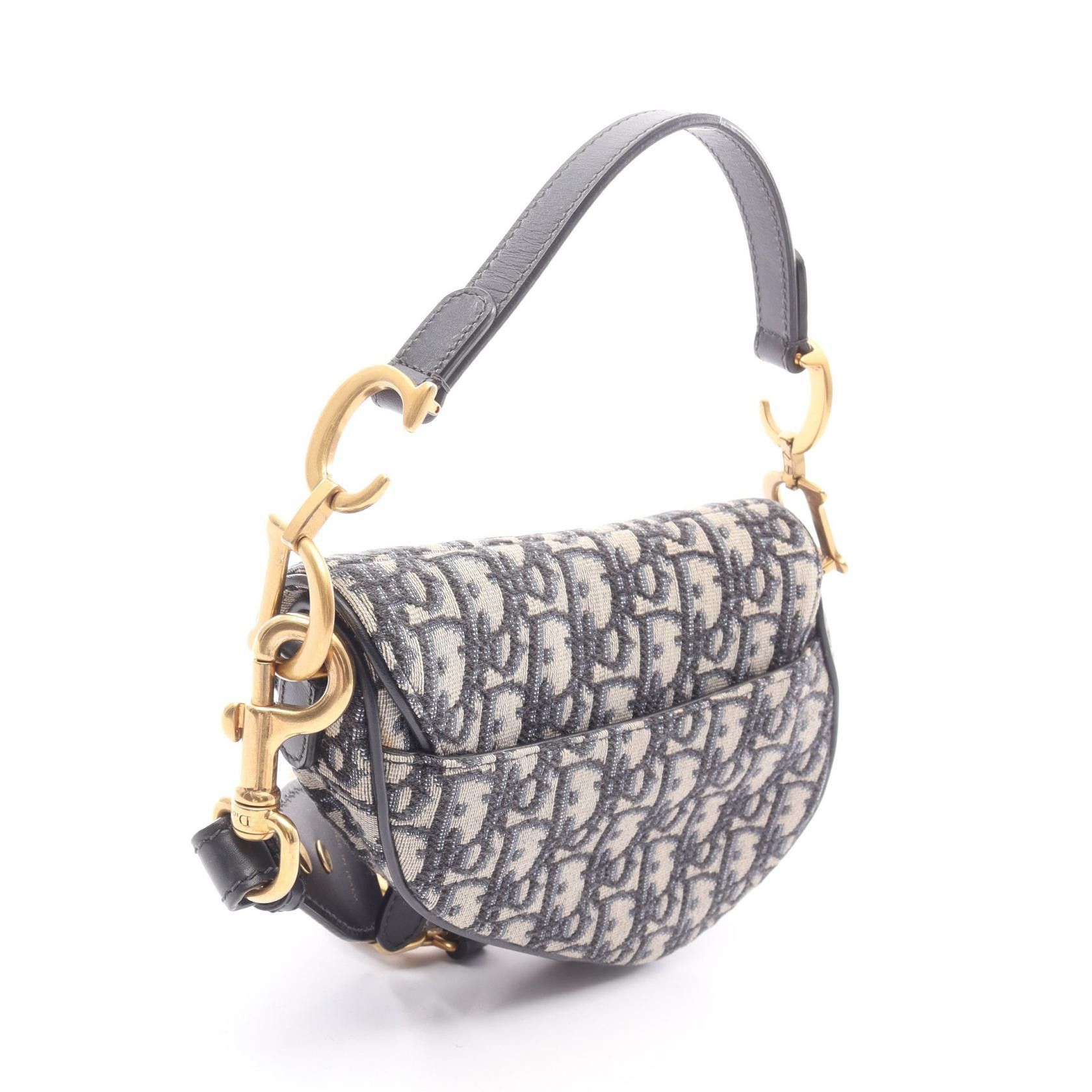 Dior Dior Dior Saddle Bag Oblique Jacquard Shoulder Bag Textile Crossbody Bag DUTY FREE for USA Size ONE SIZE - 2 Thumbnail