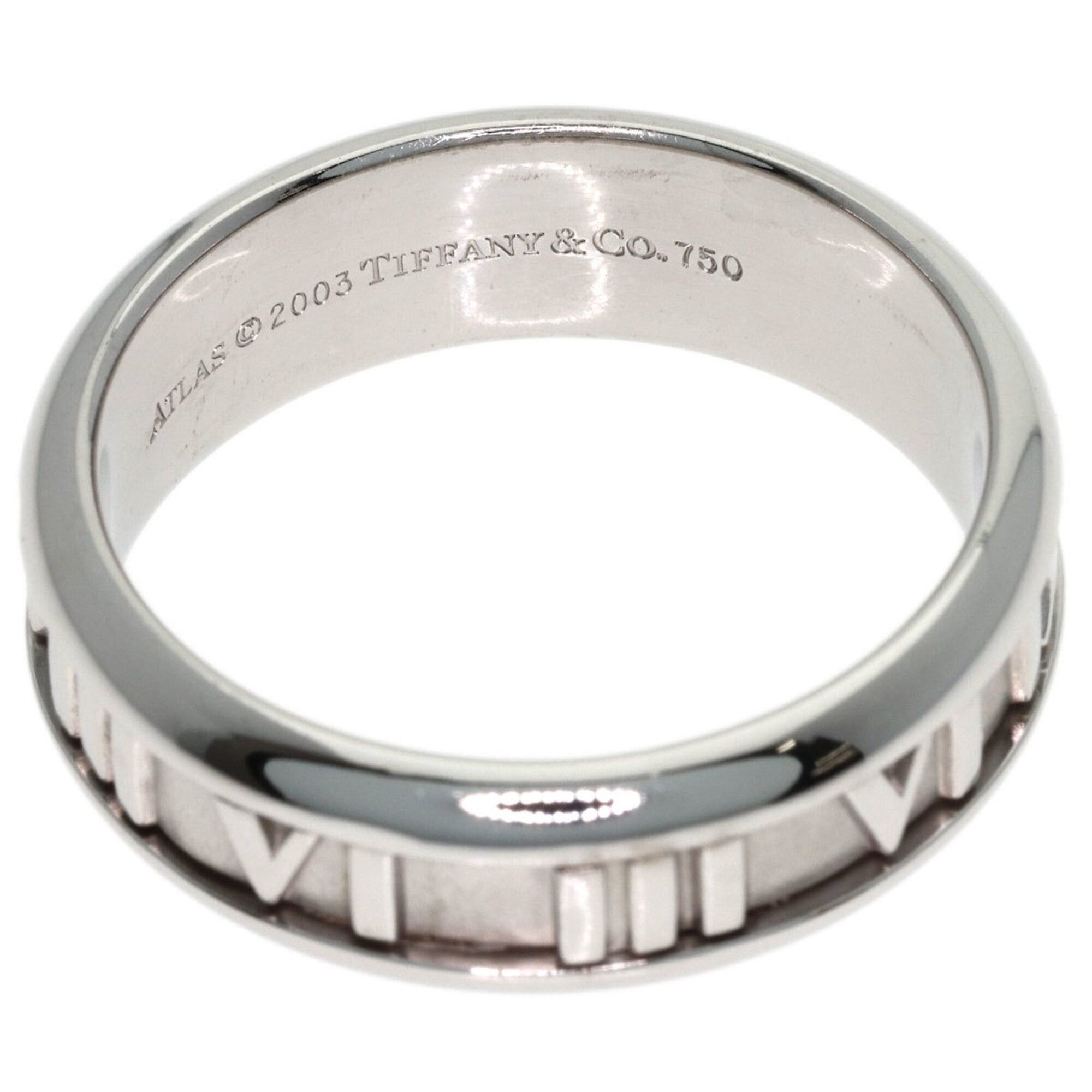 Tiffany & Co. Tiffany & Co. Atlas Ring, 18K White Gold, Women's. Size ONE SIZE - 4 Thumbnail