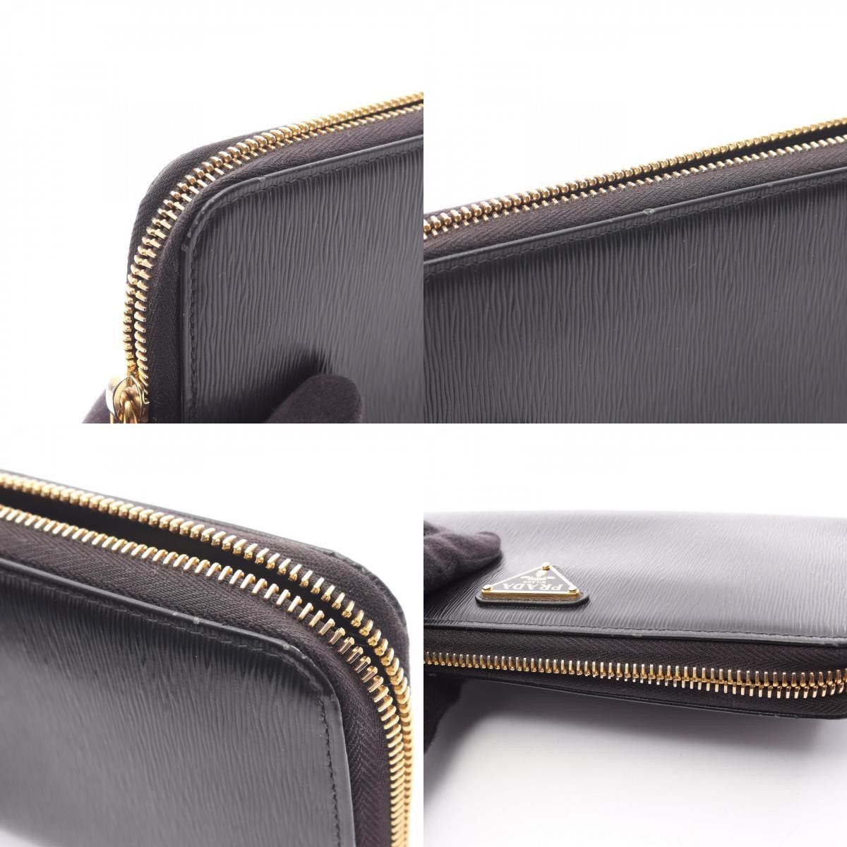 Prada Prada Prada VITTELLO MOVE TR Leather Long Wallet Leather Long Wallet DUTY FREE for USA Size ONE SIZE - 9 Thumbnail