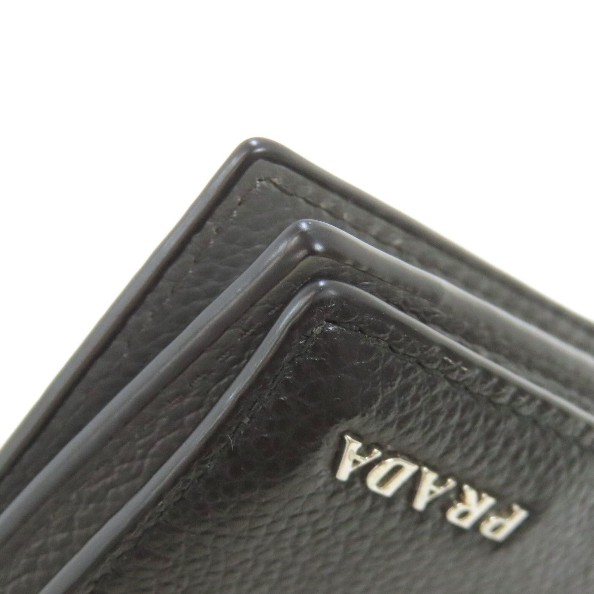 Prada Prada Logo Bi-fold Leather Wallet for Women PRADA Size ONE SIZE - 24 Thumbnail
