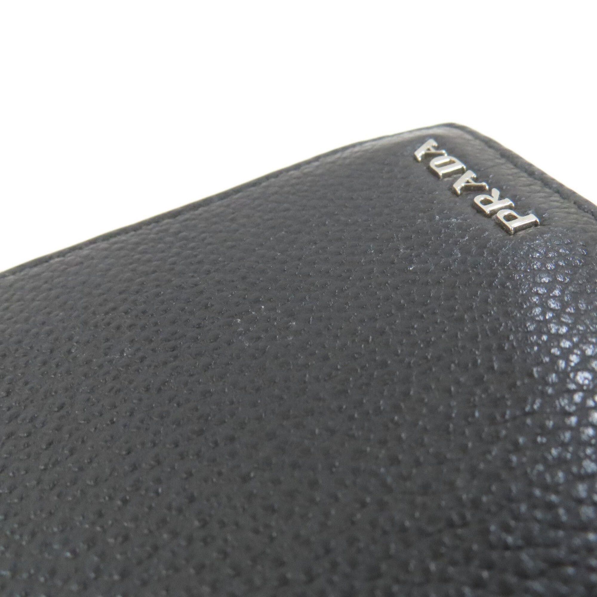 Prada Prada Logo Bi-fold Leather Wallet for Women PRADA Size ONE SIZE - 21 Thumbnail