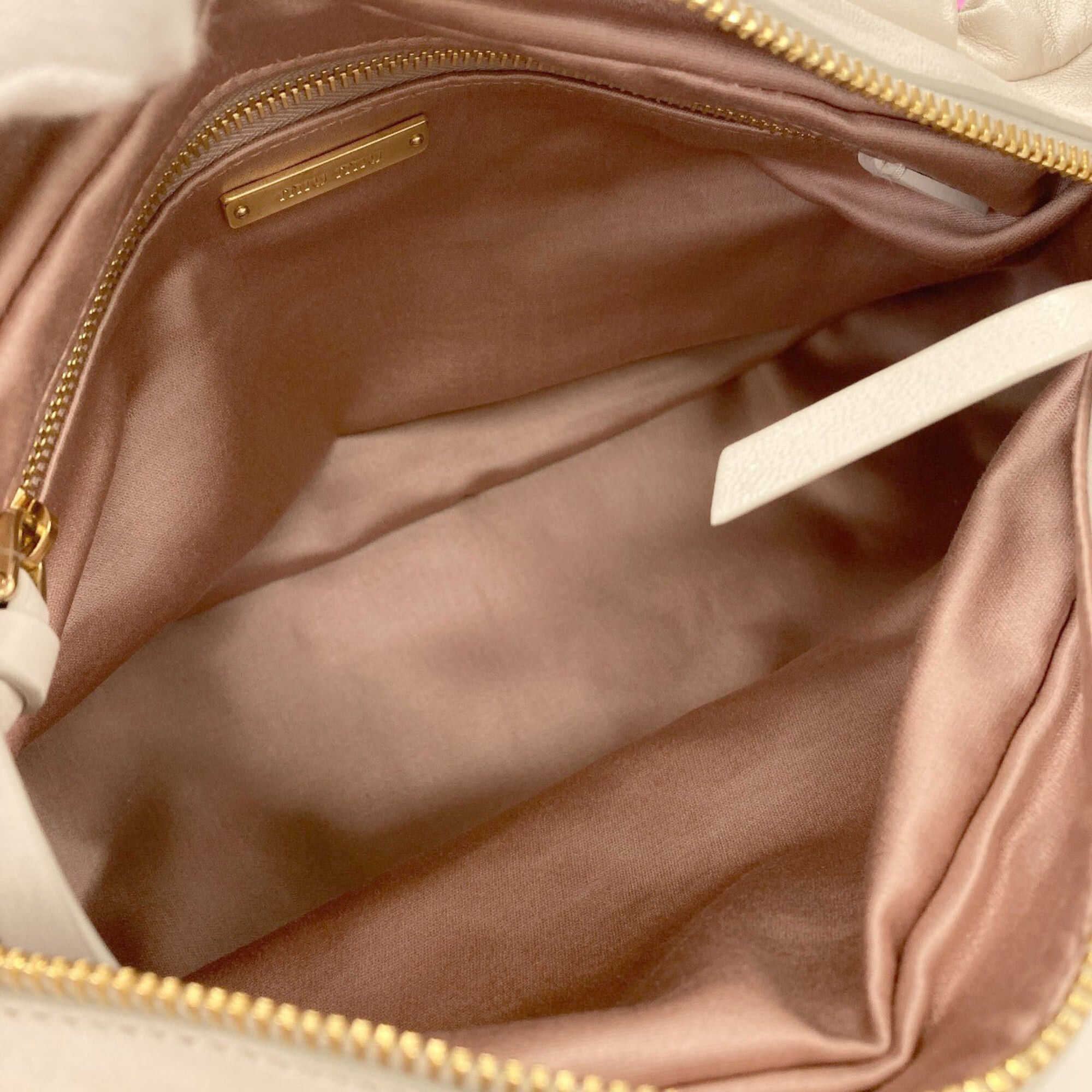 Miu Miu Miu Miu Miu Knot Design Handbag, Calfskin, Women's MIUMIU Size ONE SIZE - 5 Thumbnail