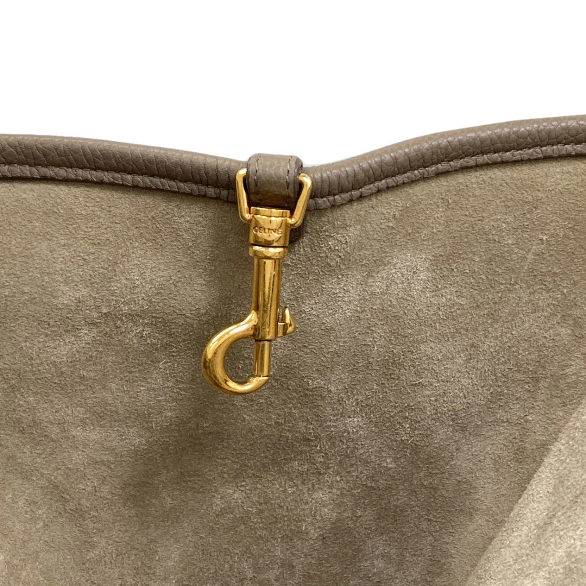 Celine Celine Small Fold Cabas 2-Way Tote Bag, Calfskin, Women's Size ONE SIZE - 12 Thumbnail