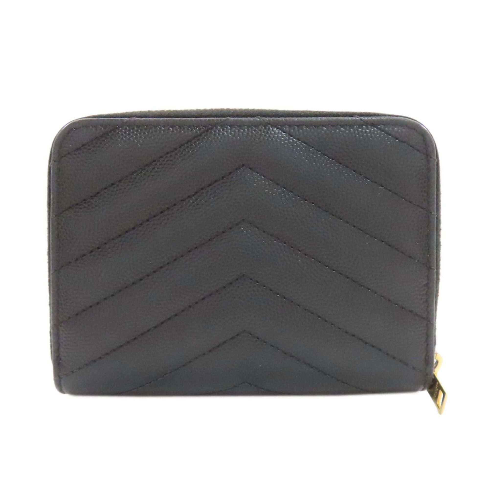 Yves Saint Laurent Yves Saint Laurent Cassandra Stitch Bi-fold Wallet Leather Women's YVES SAINT LAURENT Size ONE SIZE - 2 Thumbnail