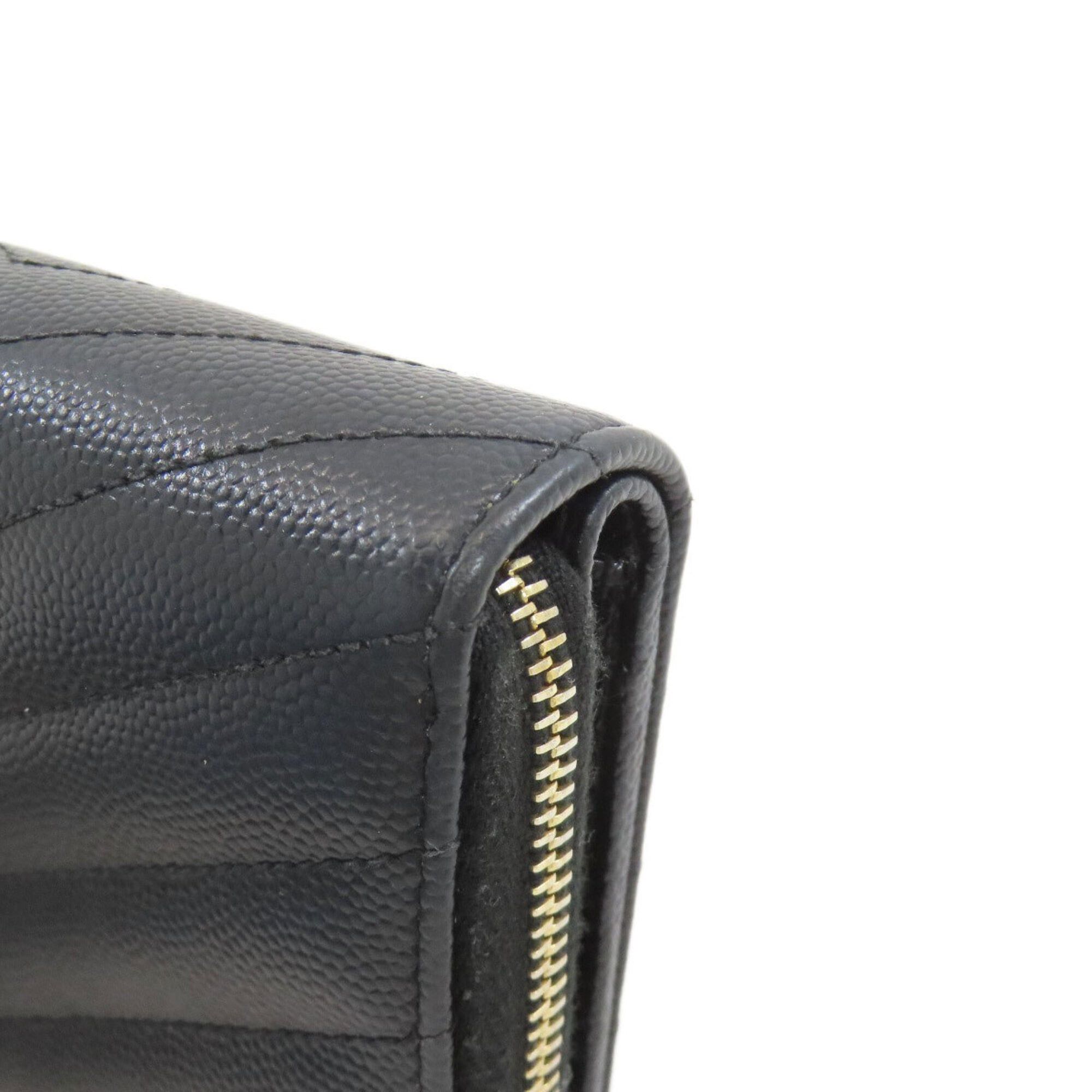 Yves Saint Laurent Yves Saint Laurent Cassandra Stitch Bi-fold Wallet Leather Women's YVES SAINT LAURENT Size ONE SIZE - 23 Thumbnail