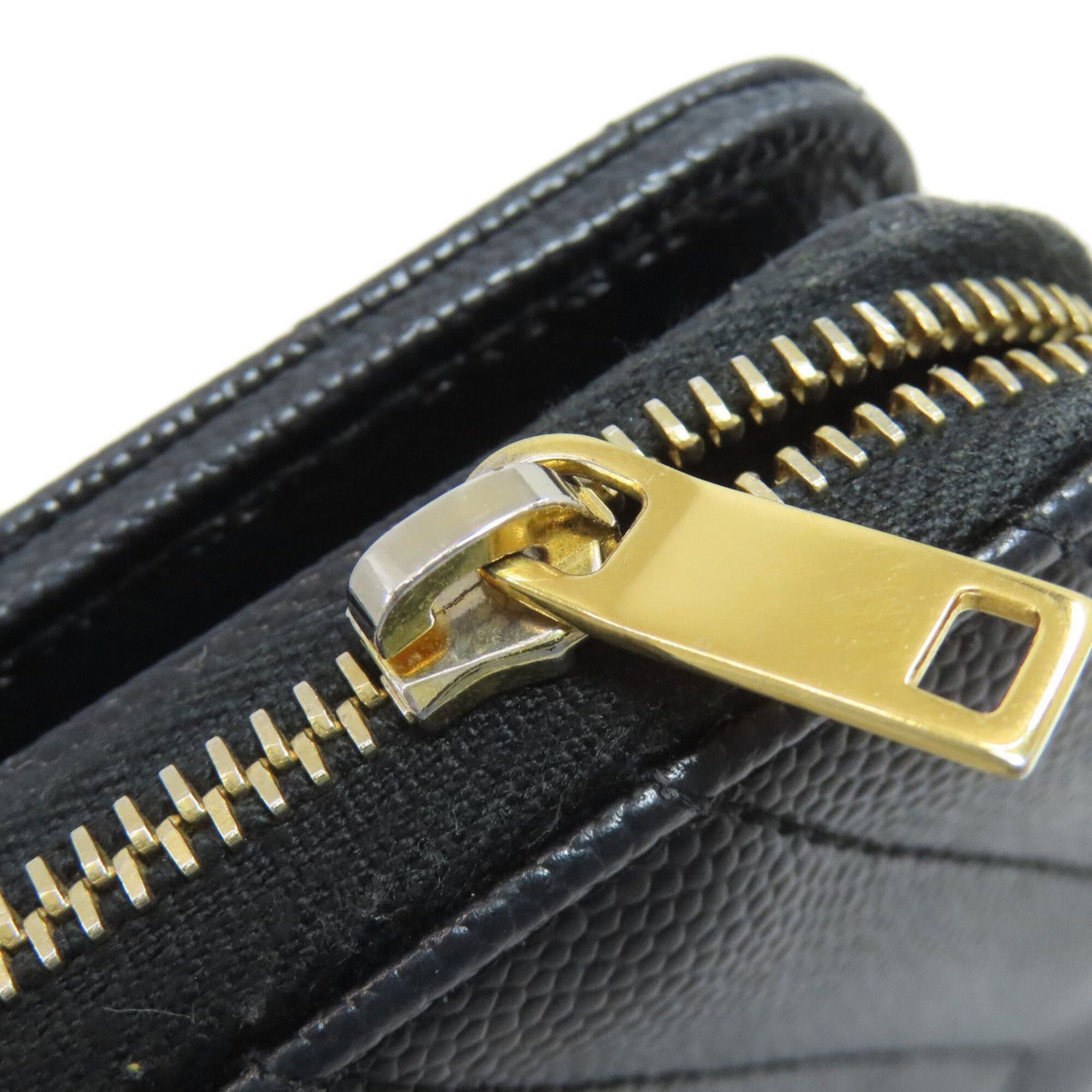 Yves Saint Laurent Yves Saint Laurent Cassandra Stitch Bi-fold Wallet Leather Women's YVES SAINT LAURENT Size ONE SIZE - 17 Thumbnail