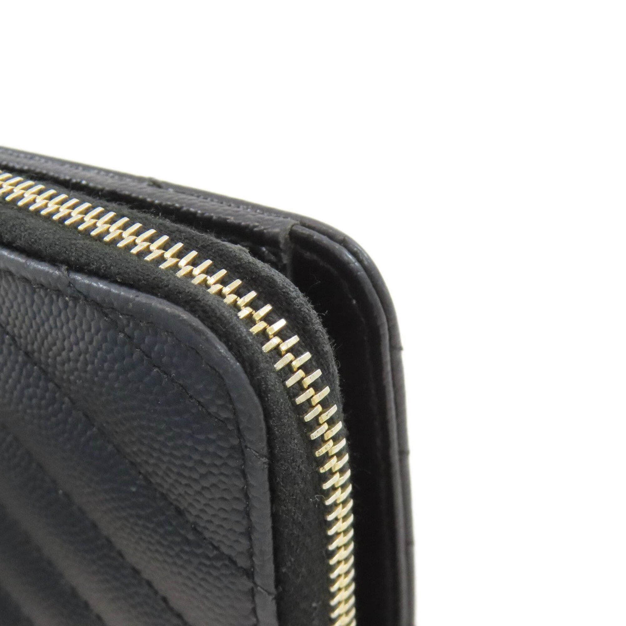 Yves Saint Laurent Yves Saint Laurent Cassandra Stitch Bi-fold Wallet Leather Women's YVES SAINT LAURENT Size ONE SIZE - 21 Thumbnail