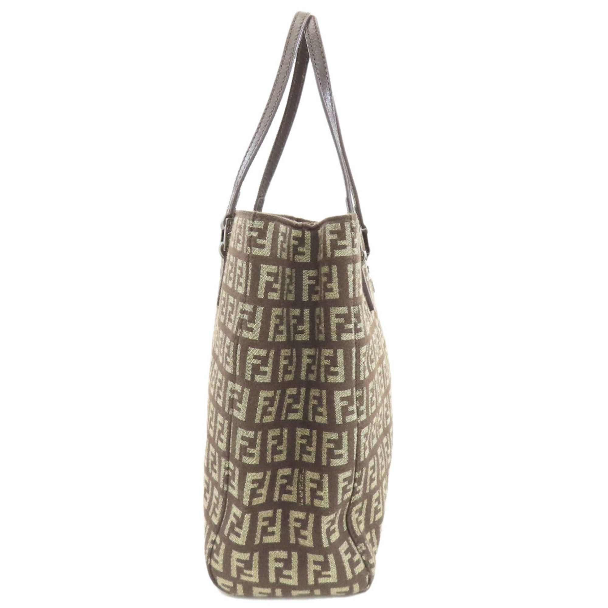 Fendi Fendi Zucchino Canvas Handbag for Women Size ONE SIZE - 3 Thumbnail