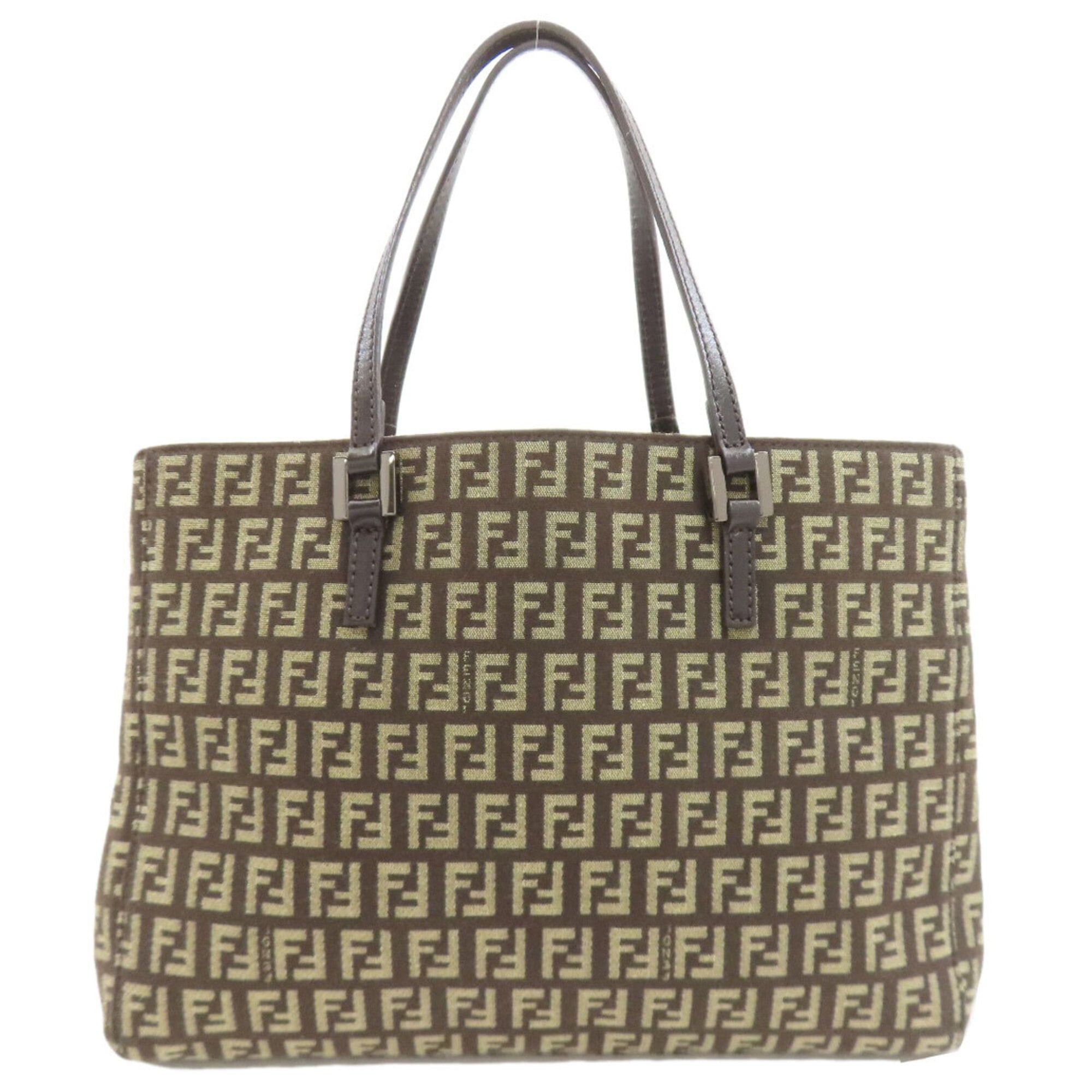 Fendi Fendi Zucchino Canvas Handbag for Women Size ONE SIZE - 2 Thumbnail