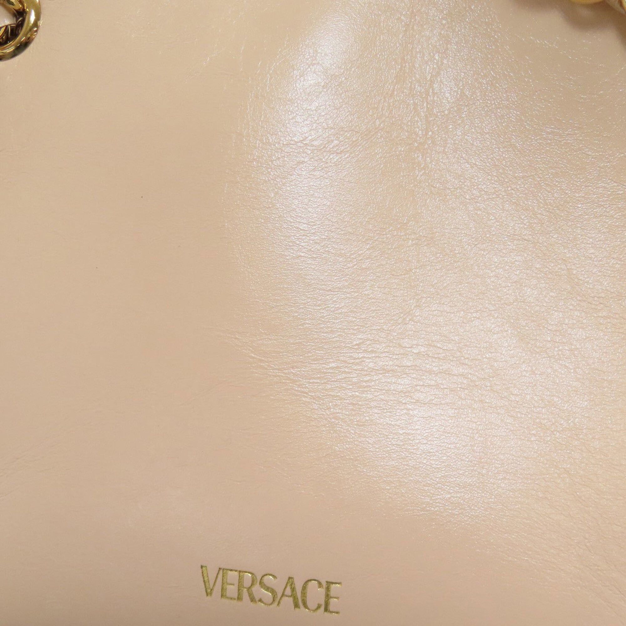 Versace Versace Logo Handbag, Calfskin, Women's Size ONE SIZE - 15 Thumbnail