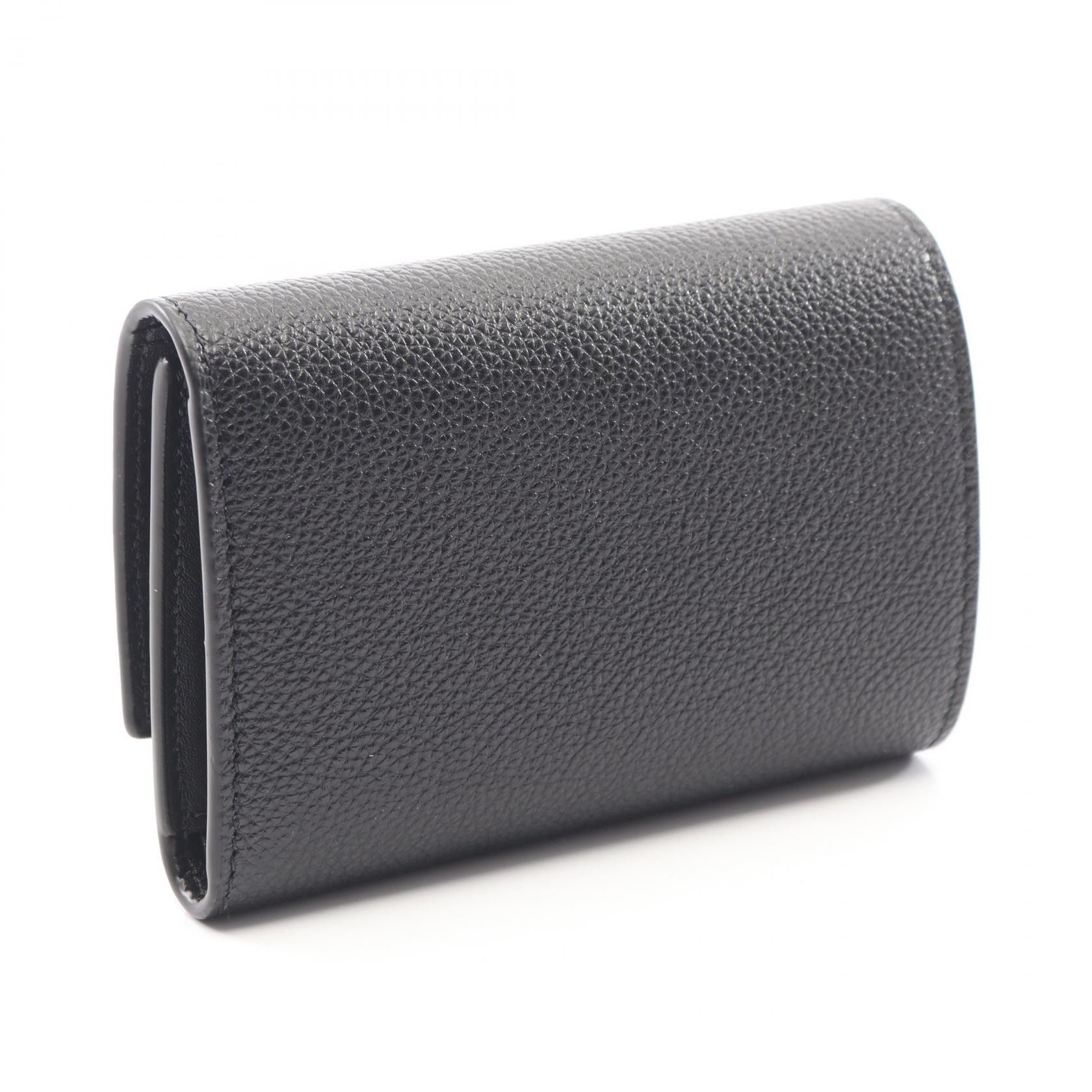 Loewe Loewe Loewe Pebble Small Vertical Wallet Leather Trifold Wallet Leather Short Wallet CANBS33X031100 DUTY FREE for USA Size ONE SIZE - 2 Thumbnail